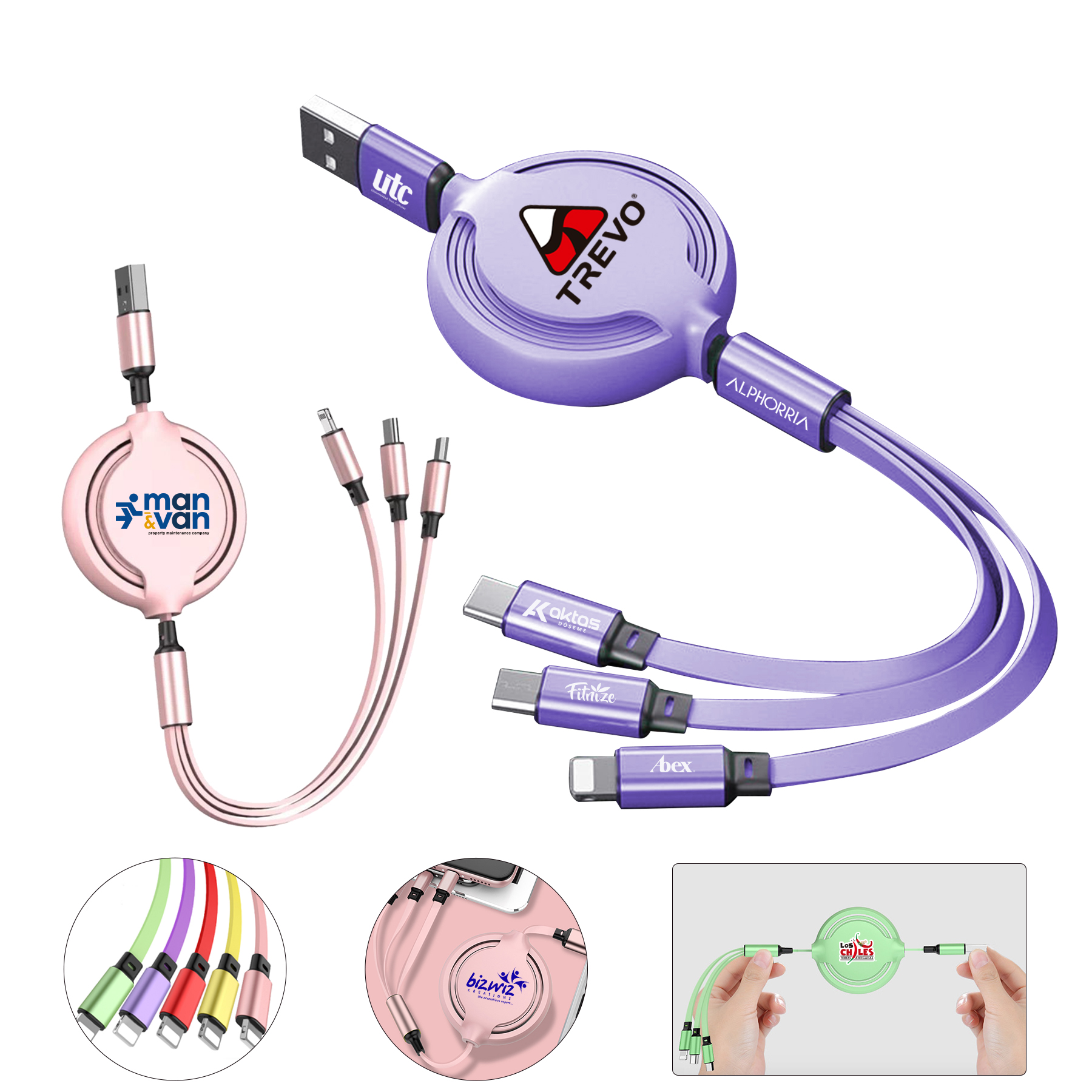 Octopus 3in1 Retractable Cable 7