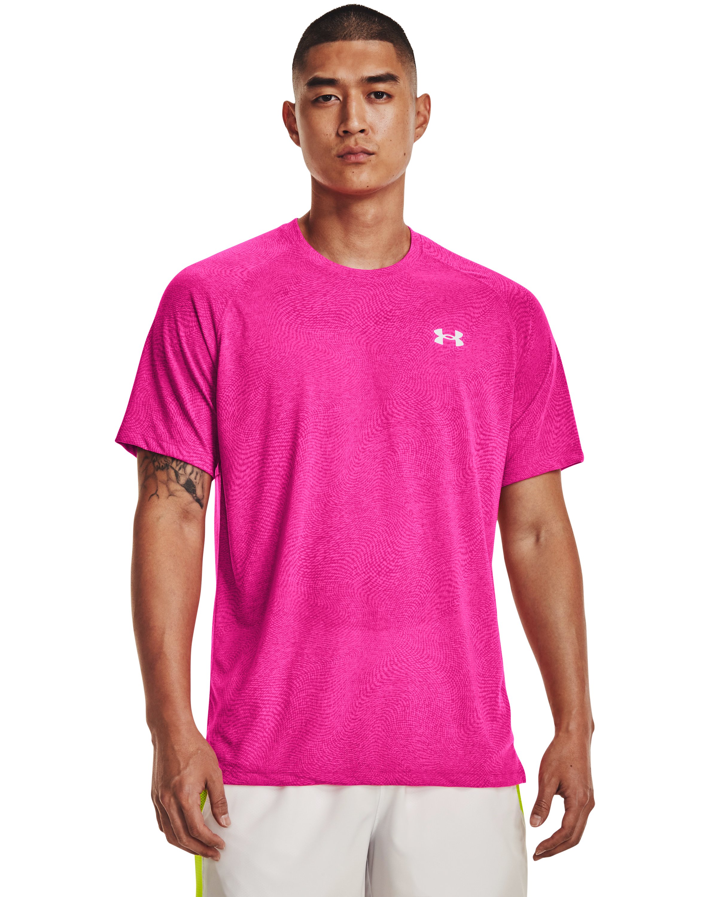 Men's UA Streaker Micro Mesh Short Sleeve  5