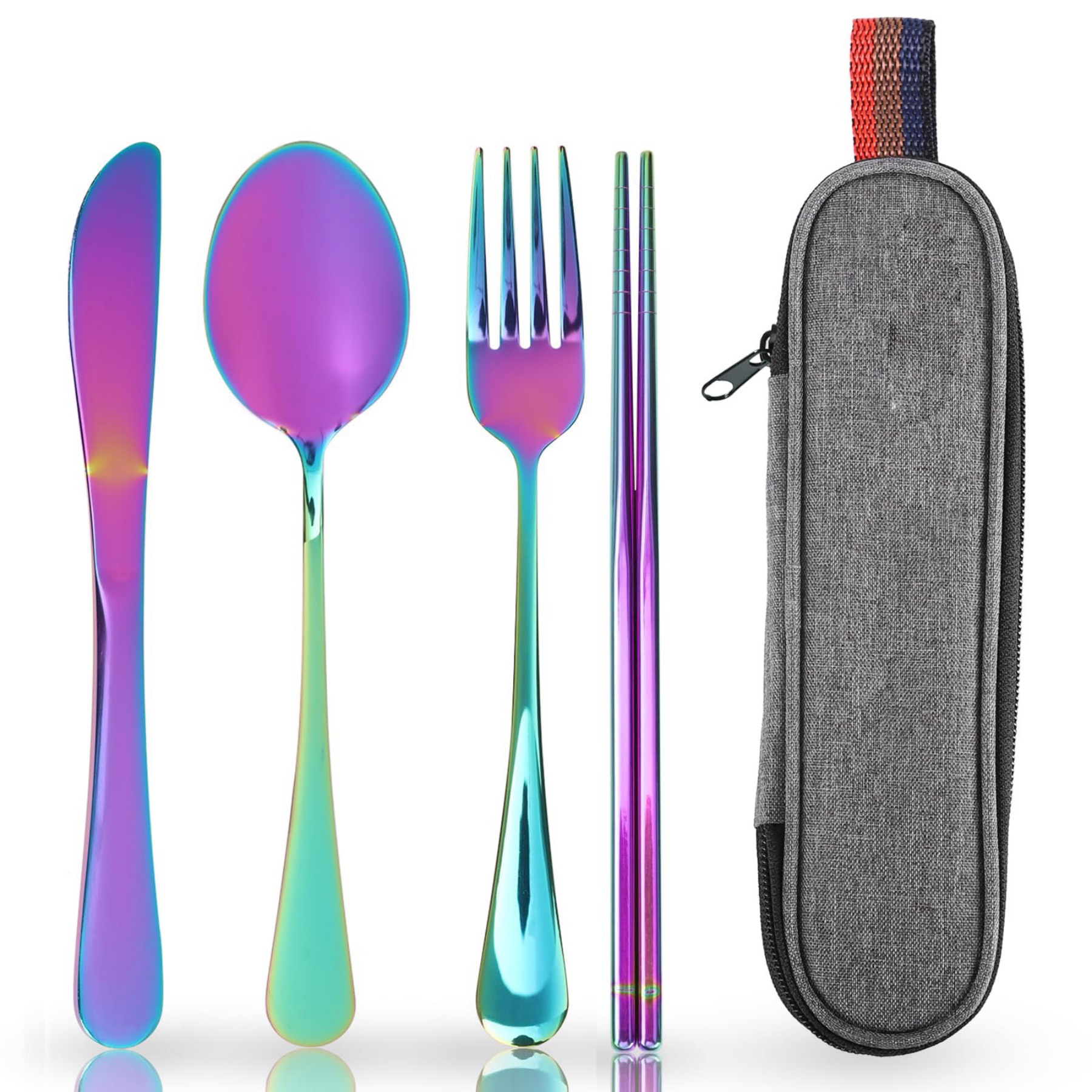 Travel Utensils with Case 8