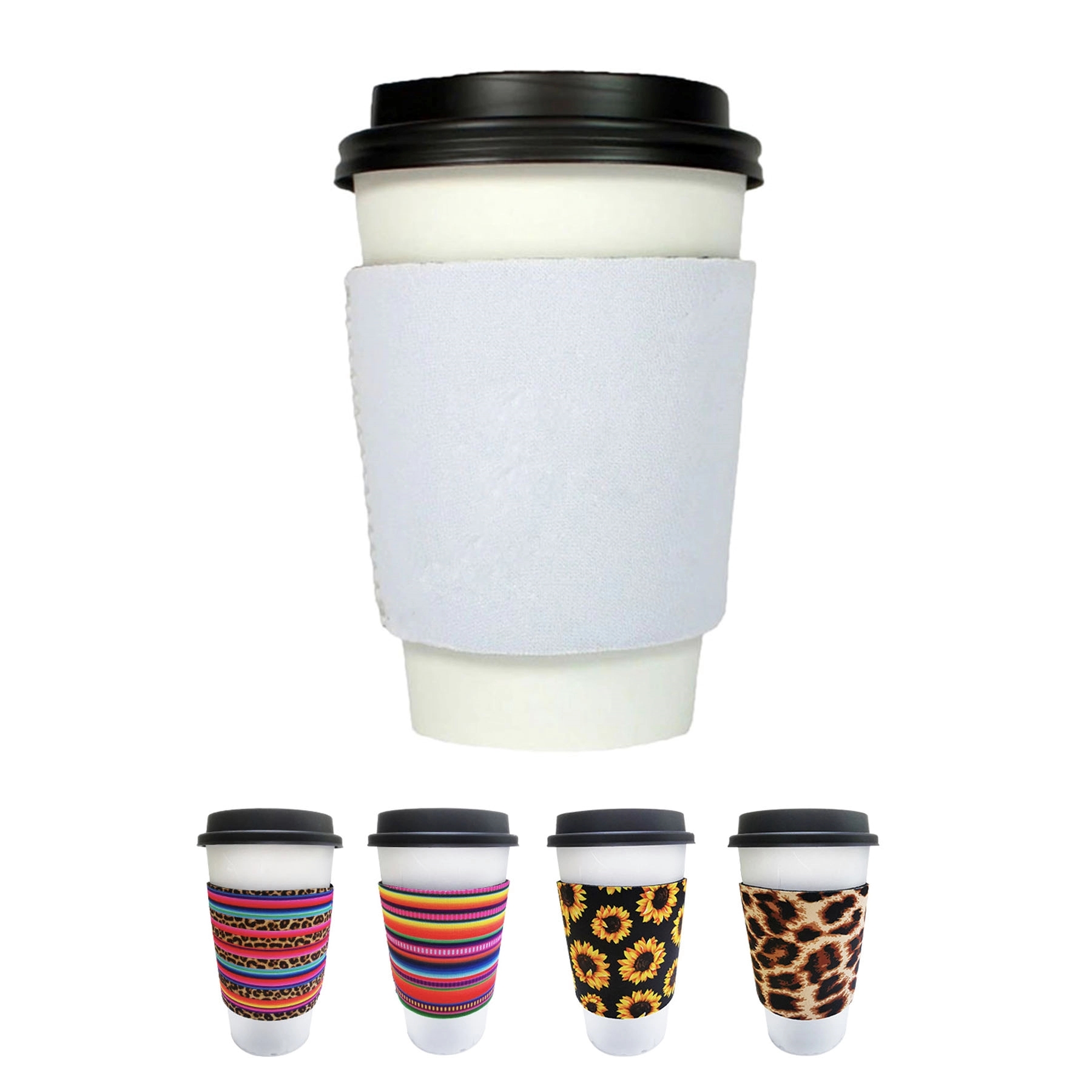 Neoprene Anti-Scald Coffee Cup Holder 3