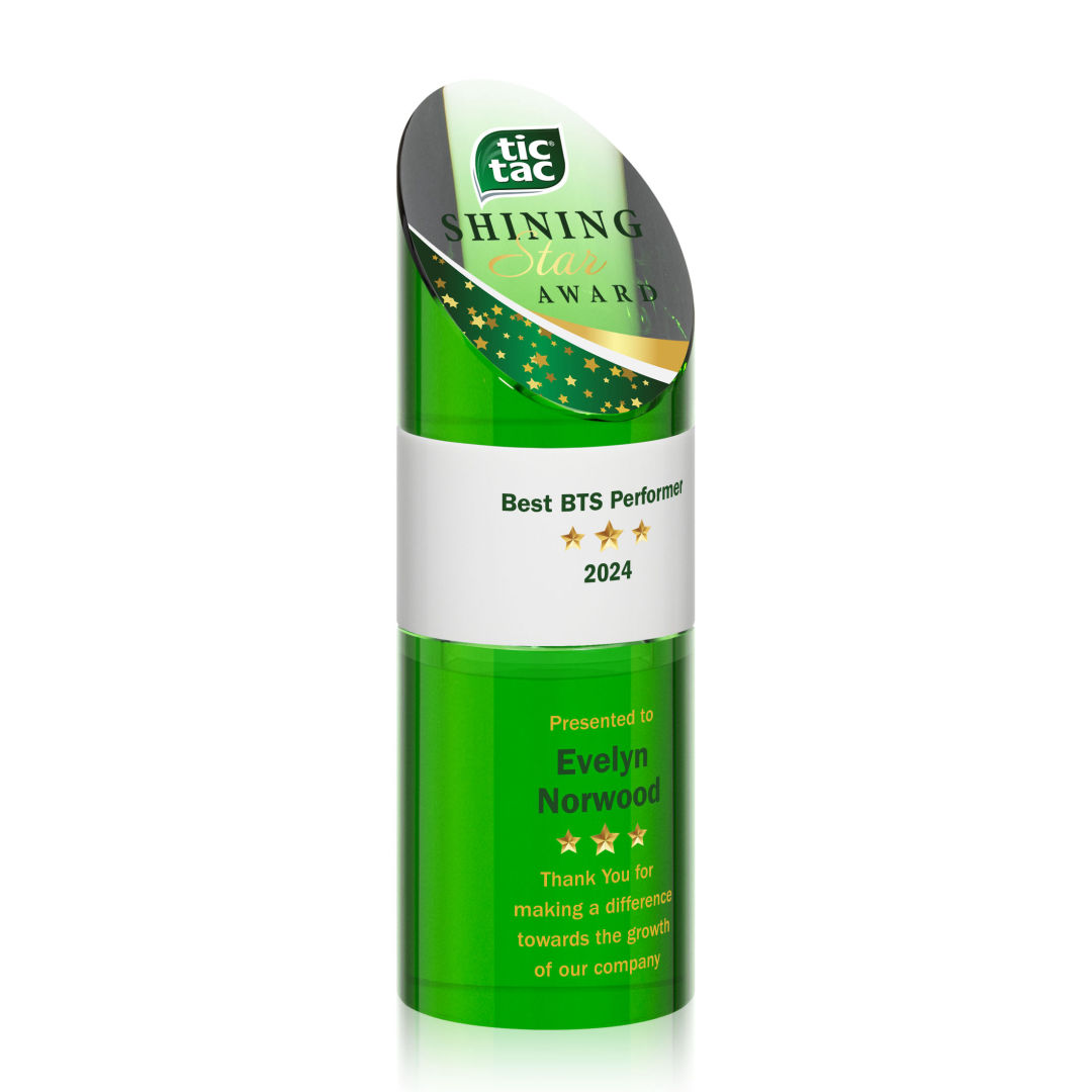 Atlantis Stacker VividPrint™ Award -  Green 15