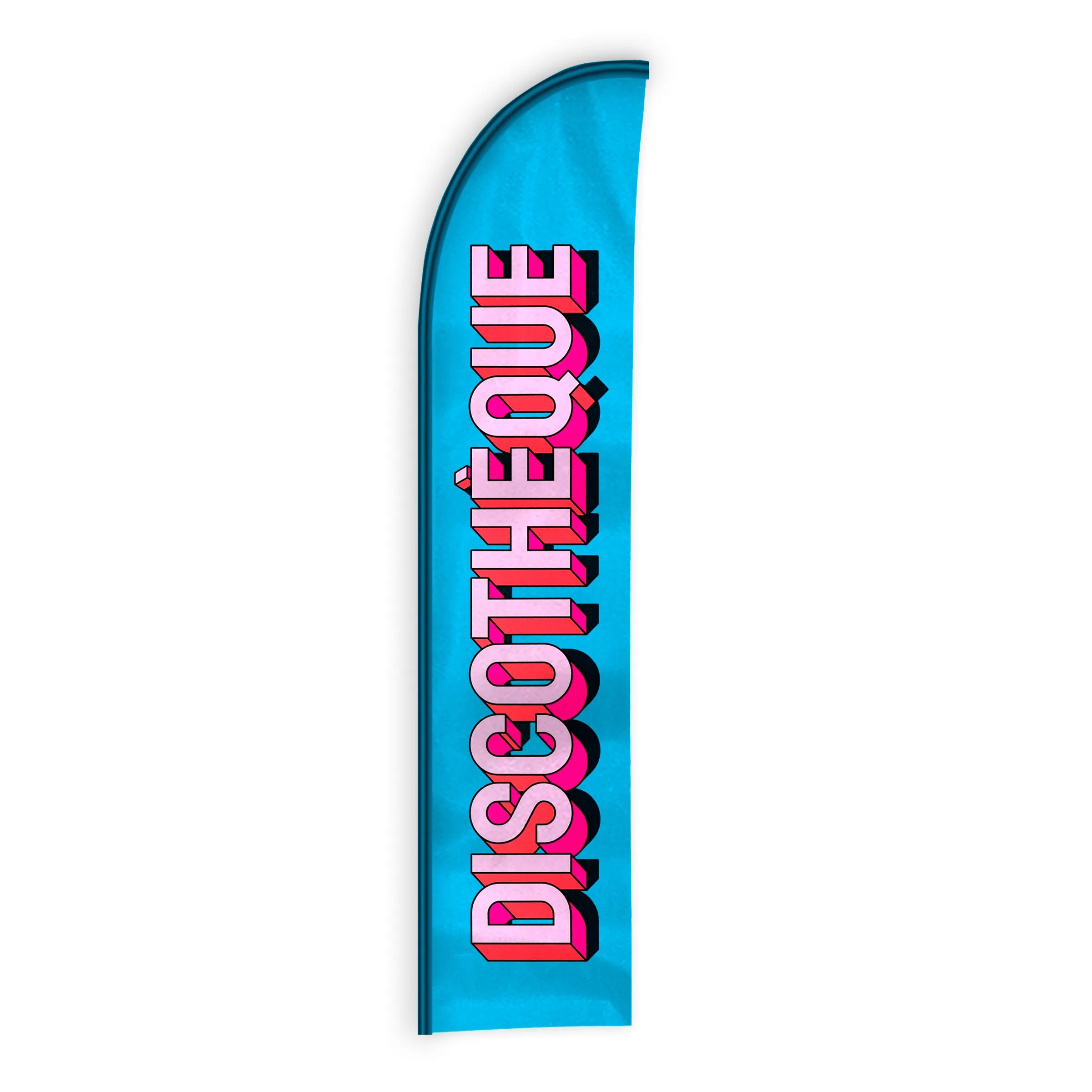 Custom Digital Printed Swooper Flags 11.5' x 2' 4