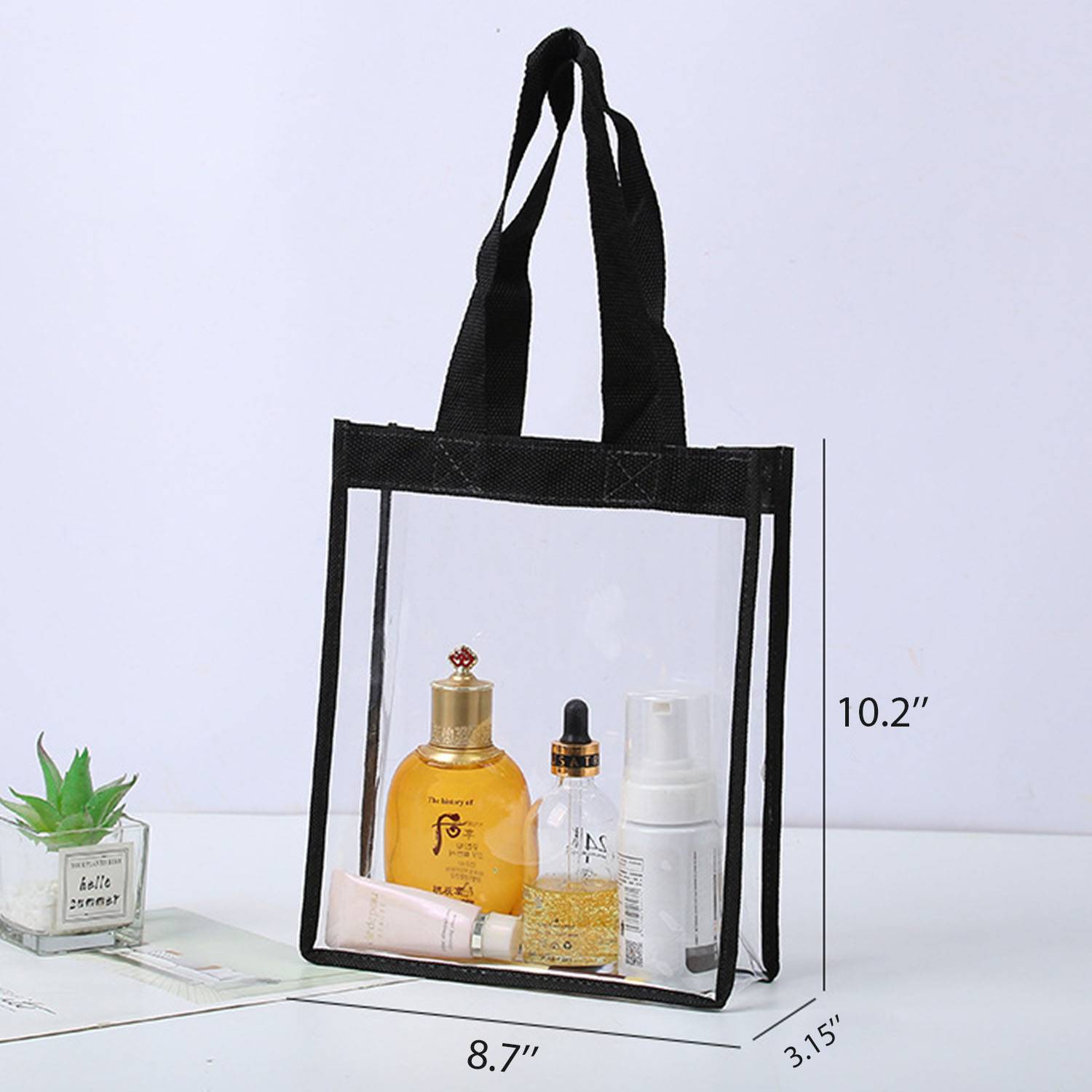 PVC Transparent Handbag Tote Bag 4