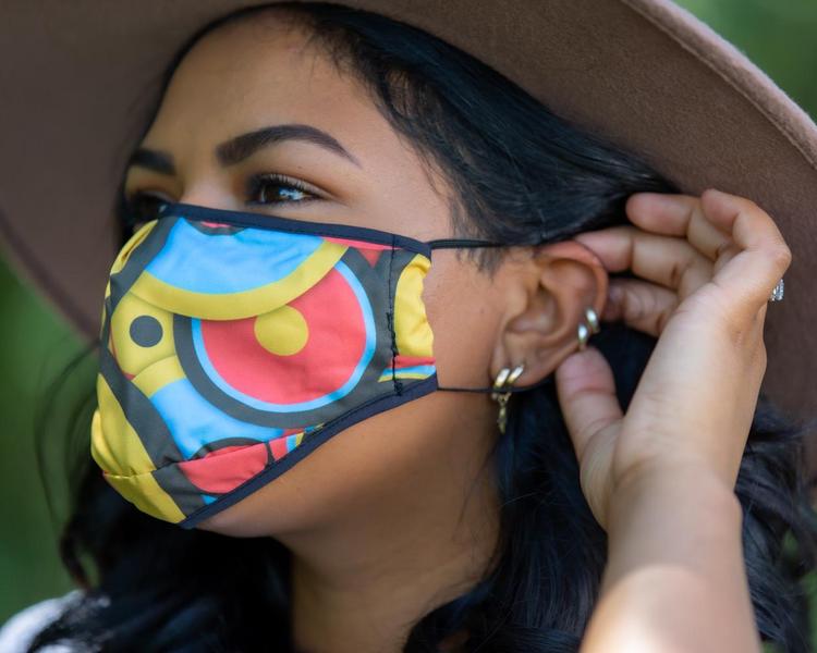 IMPORT Titan 3-Ply Dye-Sub Adult Face Mask w/ Adjustable Elastic Straps 5