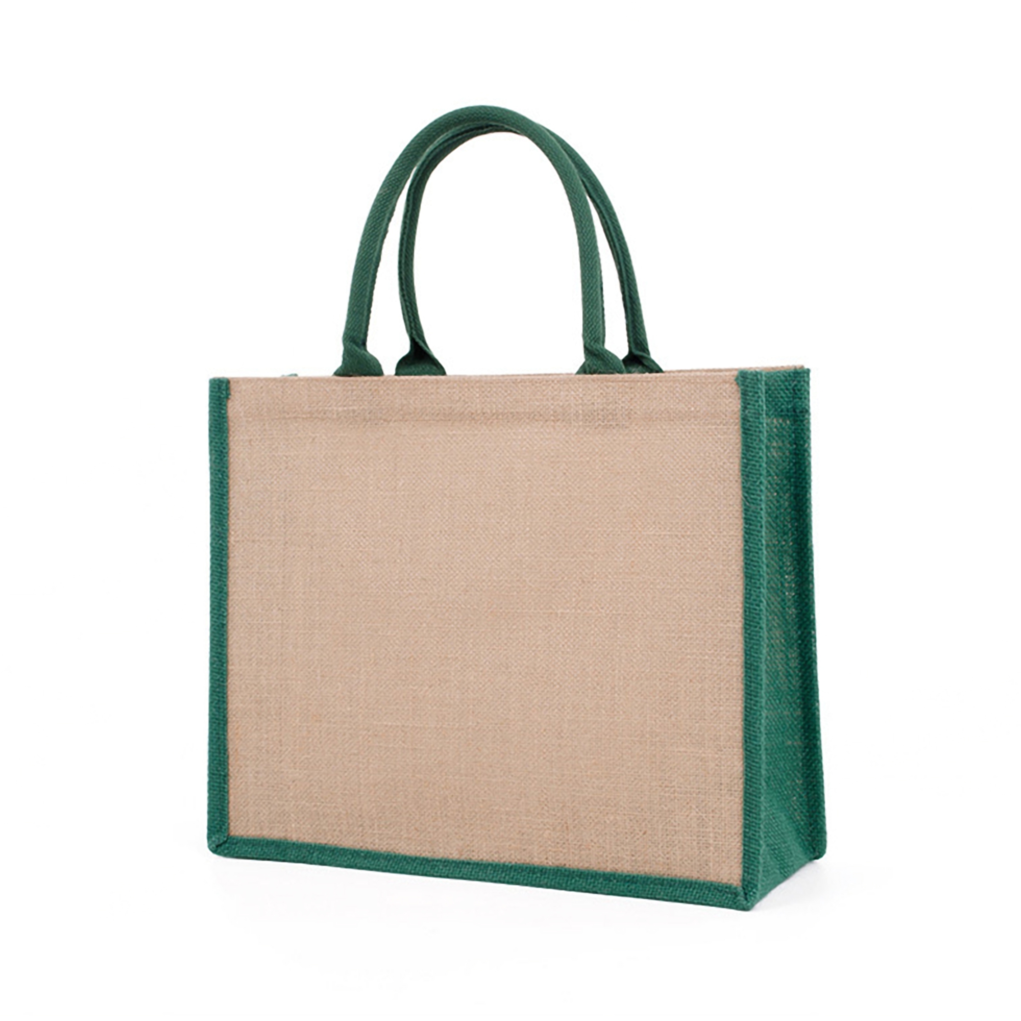 Rustic Burlap Shopping Tote Bag 2