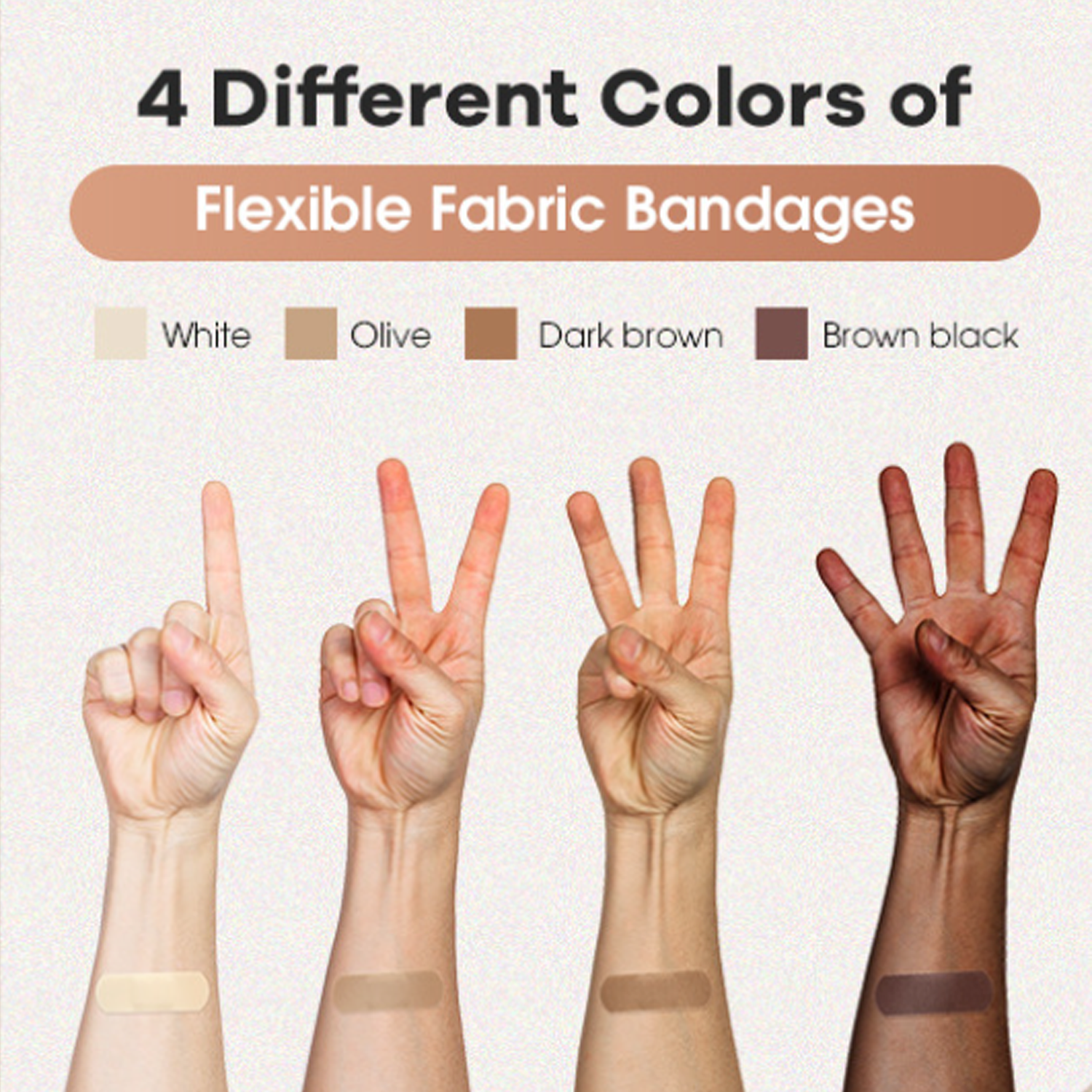 Stretch fabric bandages certified by FDA 9