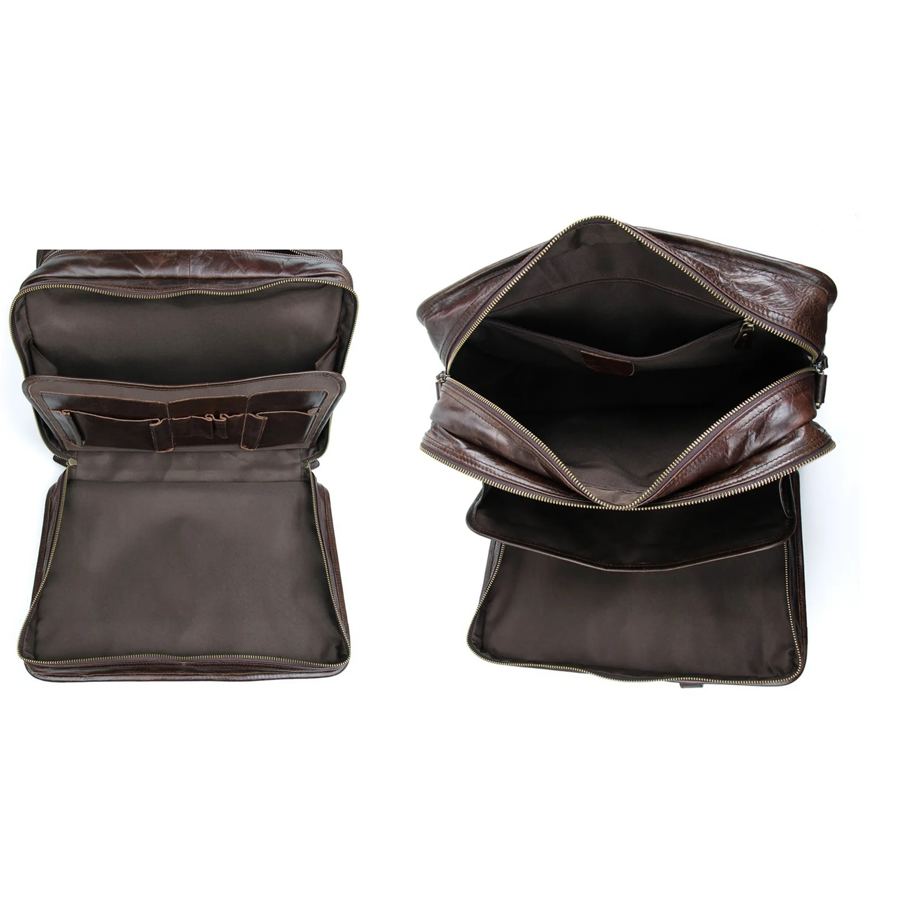 Leather Waterproof Briefcases Messenger bag for Men 5