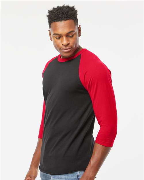 Unisex Fine Jersey Raglan T-Shirt - 245 152