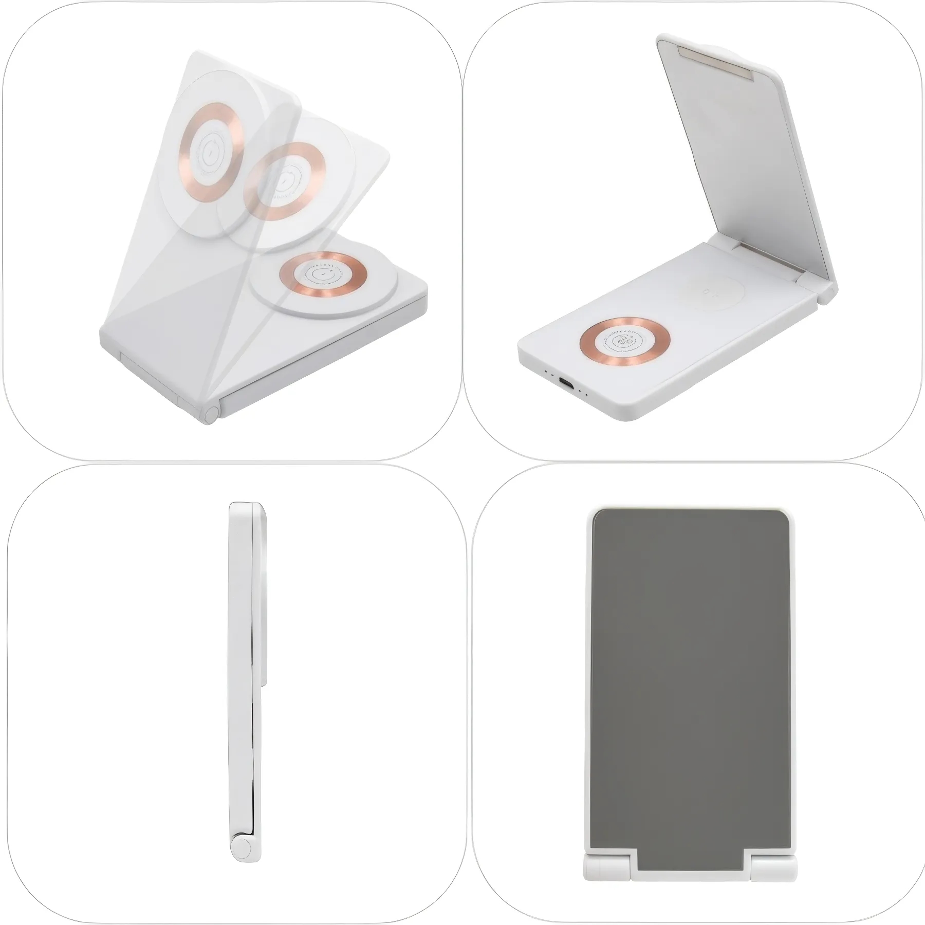 Magnetic Folding Clamshell Wireless Charger 4