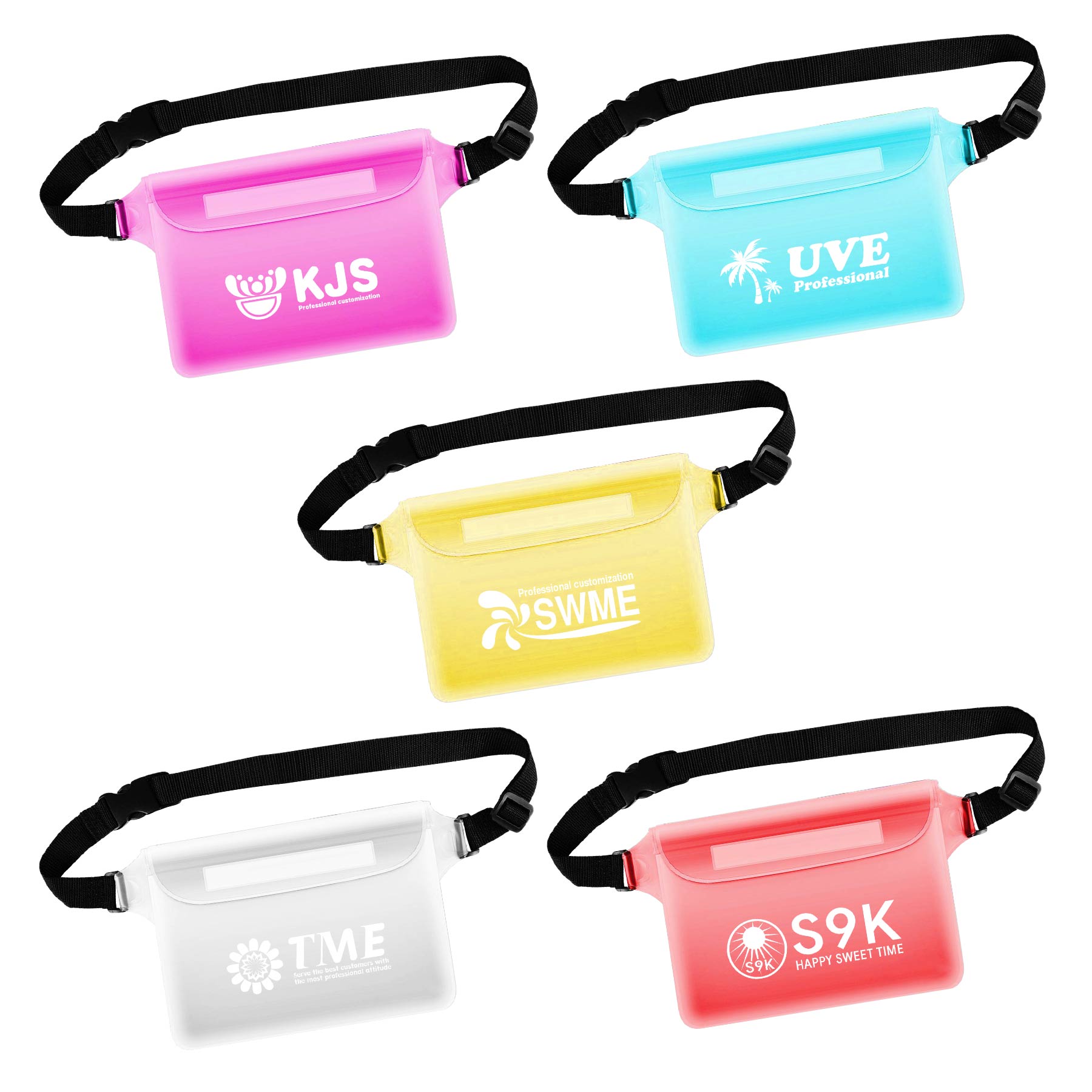 Waterproof Cell Phone Dry Bags With Adjustable Waist Strap 2