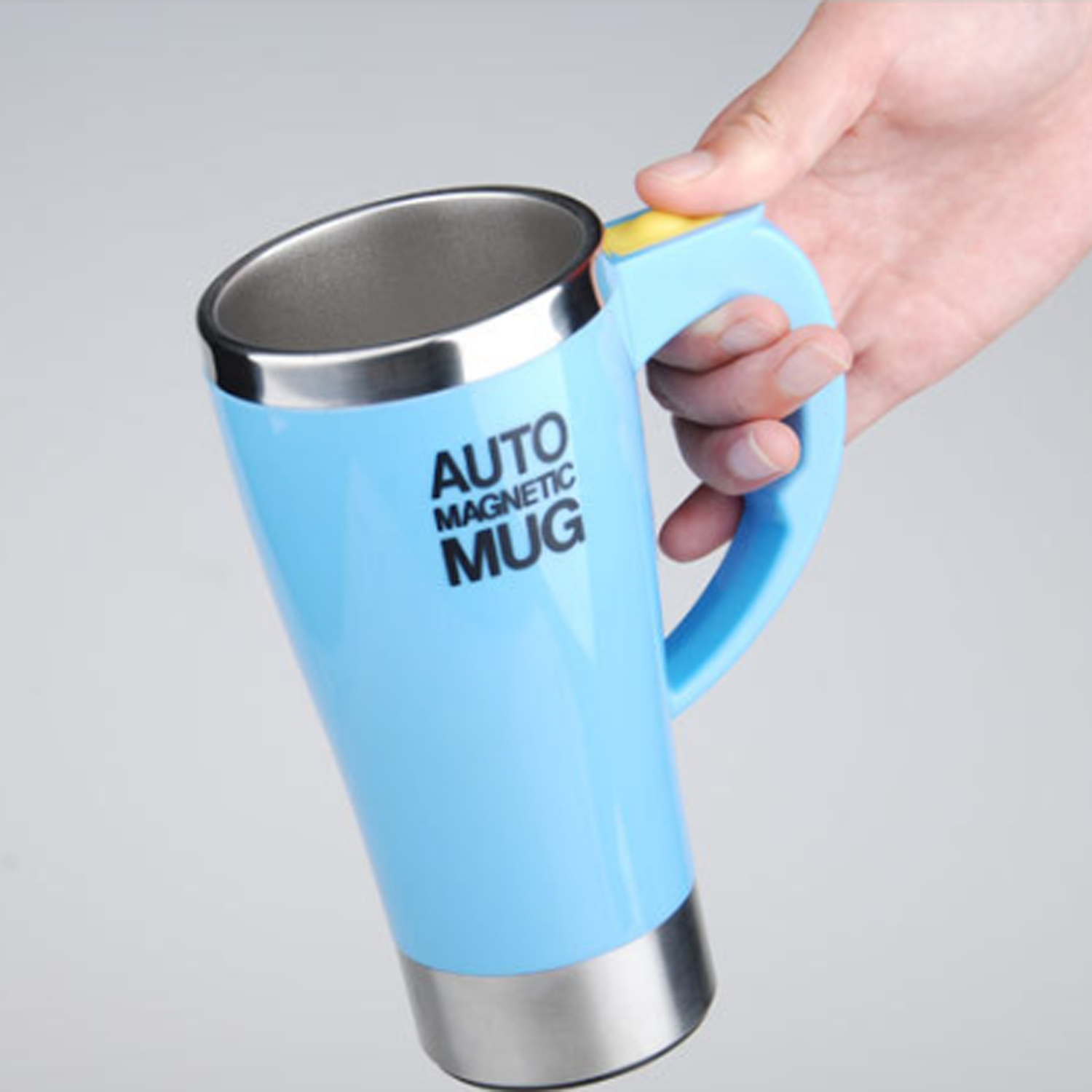 15oz Stainless Steel Magnetic Coffee Stirring Cup 7