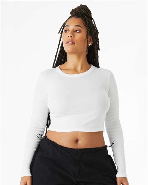 Women's Micro Rib Long Sleeve Baby Tee - 1501 5