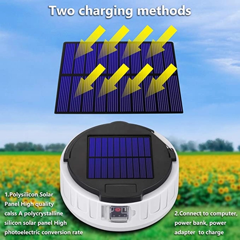 Custom Rechargeable Solar Led Camping Light 2