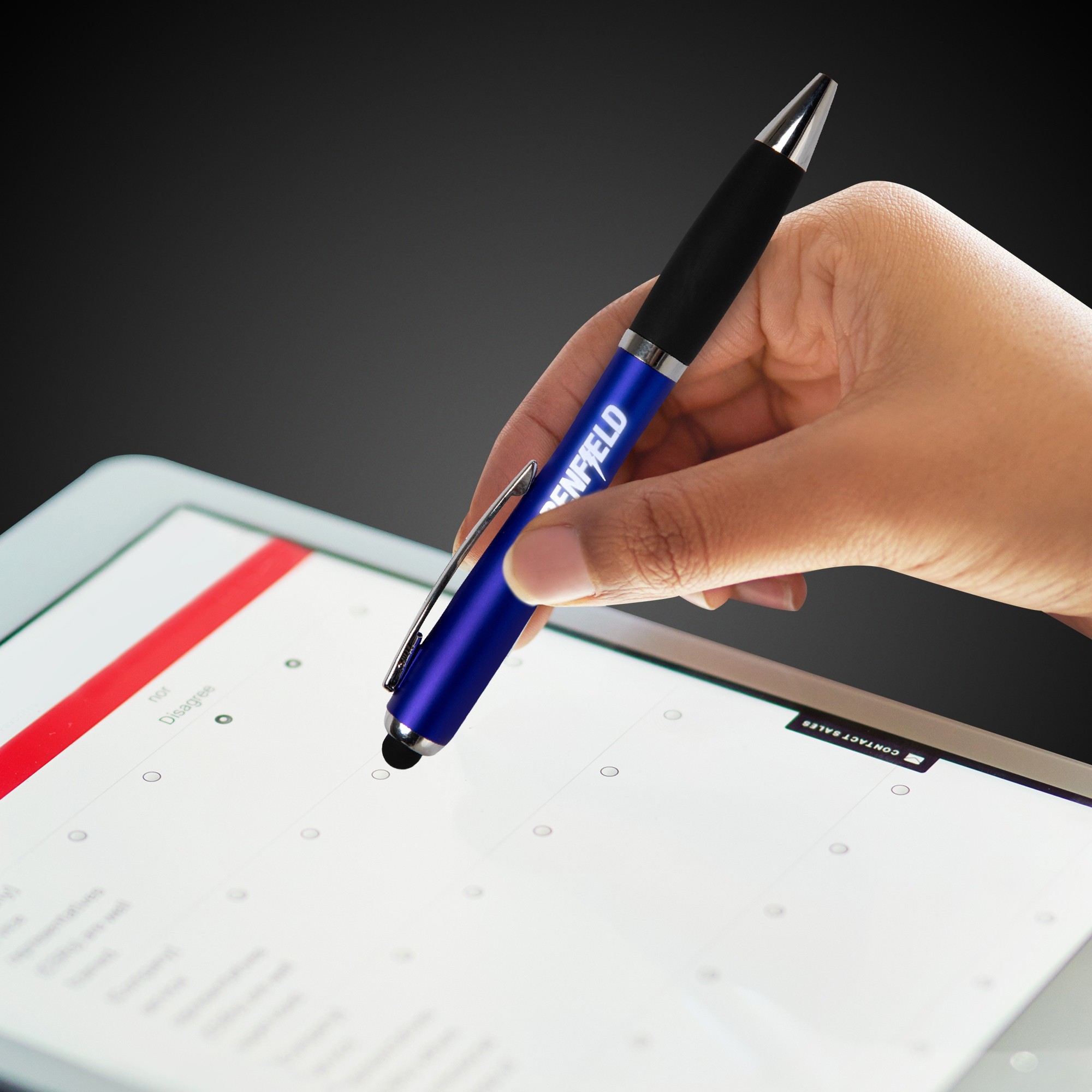 Blue LED Stylus Pen 4