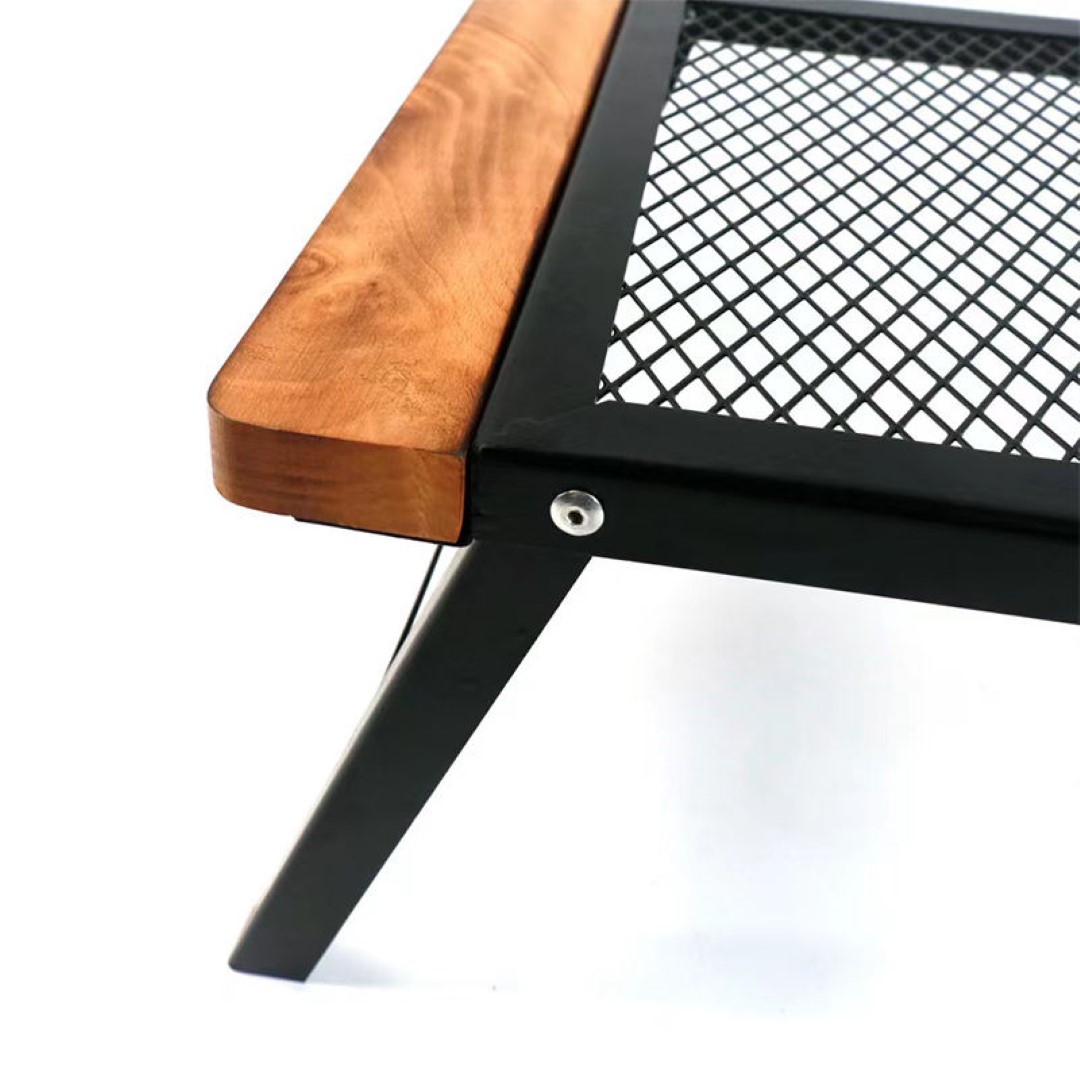 Collapsible Barbecue Iron Table with Handle 5
