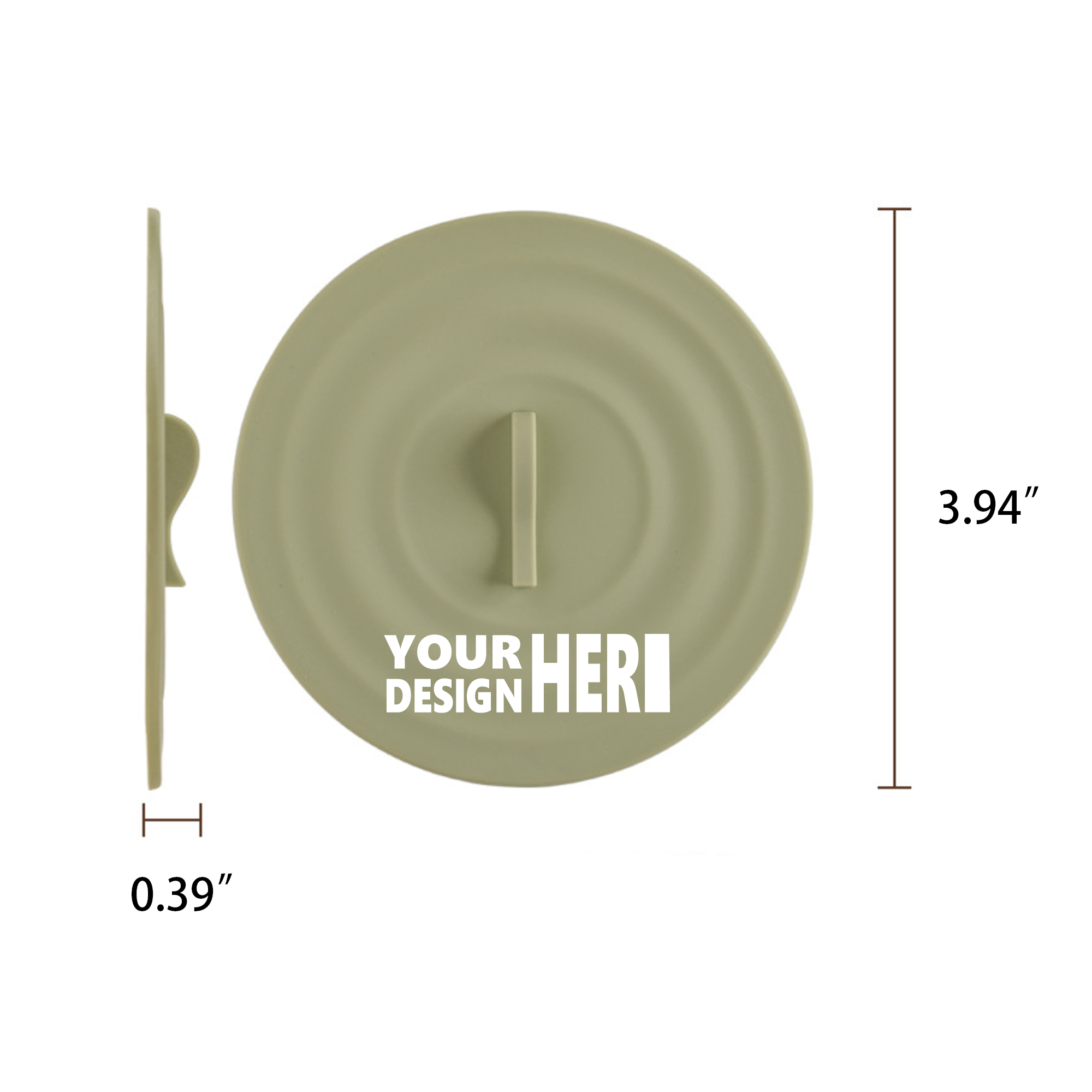 Silicone Reusable Dustproof Mug Lid 3
