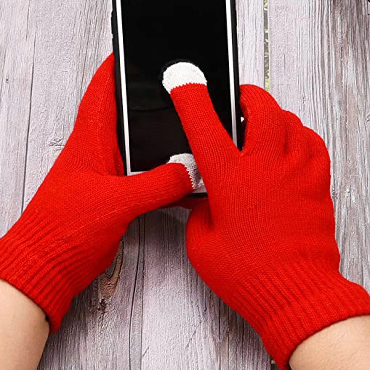 Stretchy Warm Knit Winter Magic Gloves 7