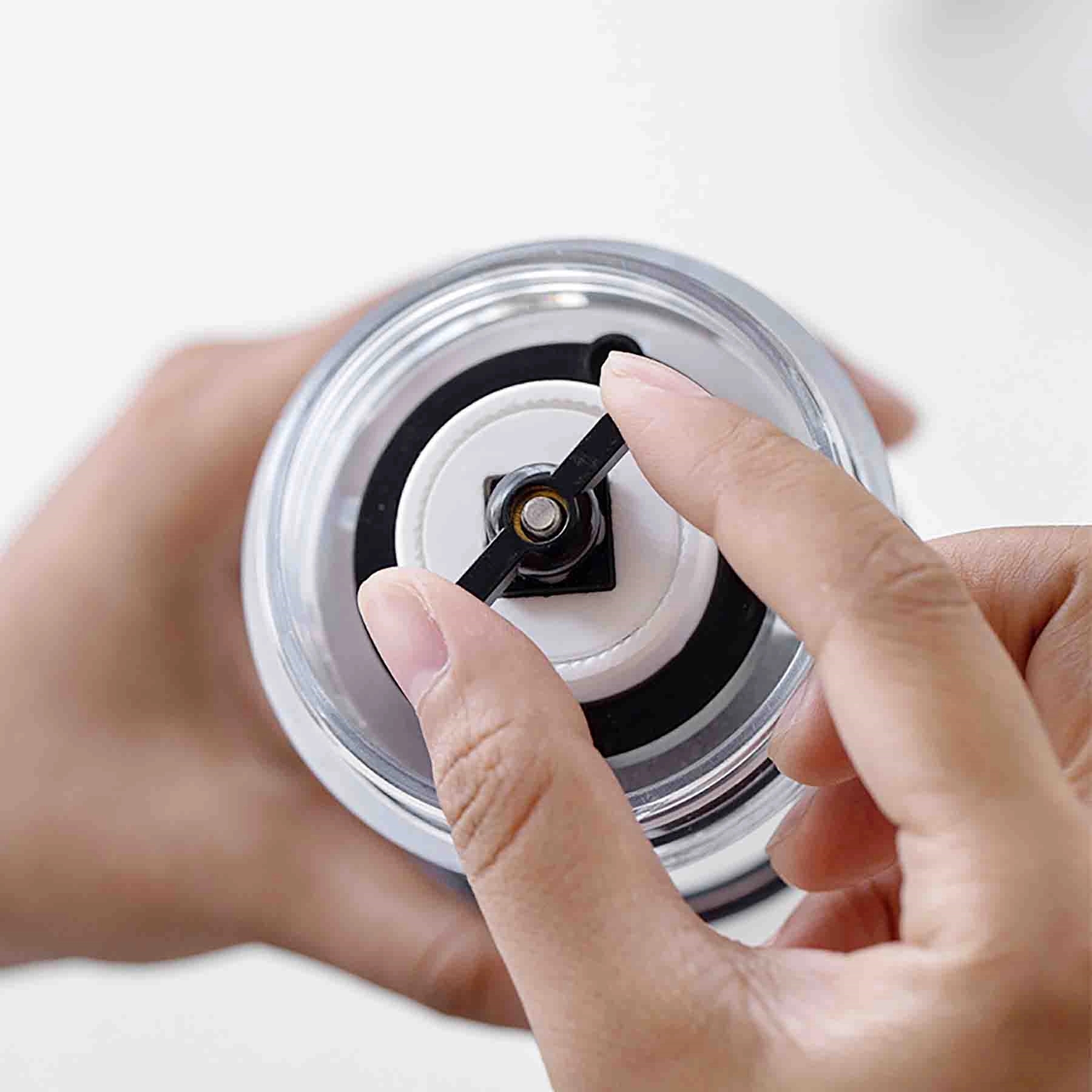 Portable Electric Burr Coffee Bean Grinder With Cup 4