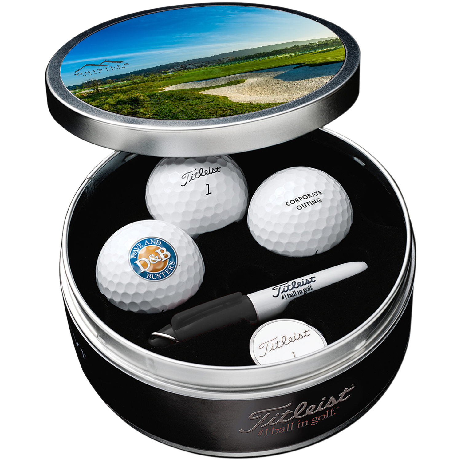 Titleist Custom Golf Ball Commemorative Tin Kit 1
