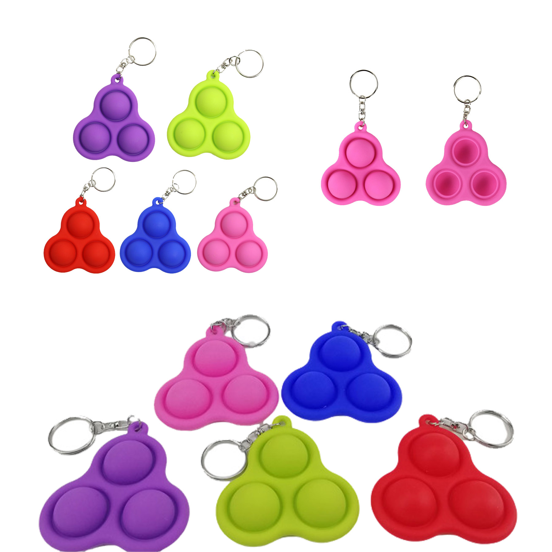 Funny Simple Dimple Toy With Keychain 1