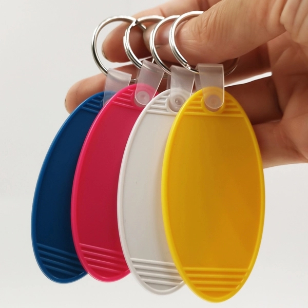 Oval Hotel Motel Room Key Ring 7