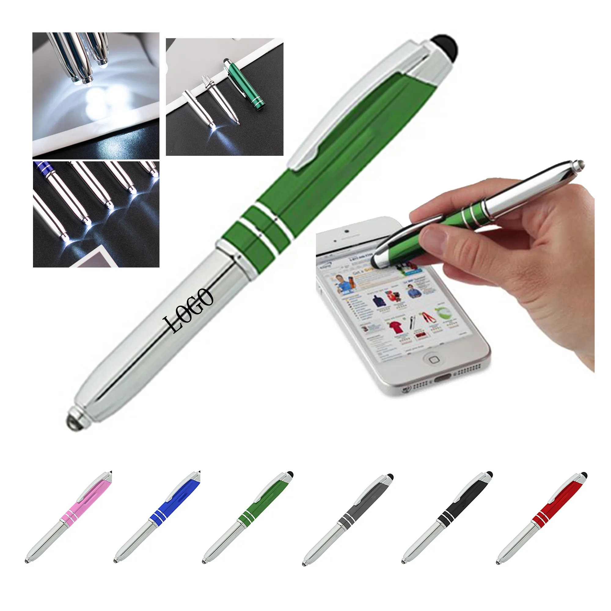 Metal Pen with Flashlight 3