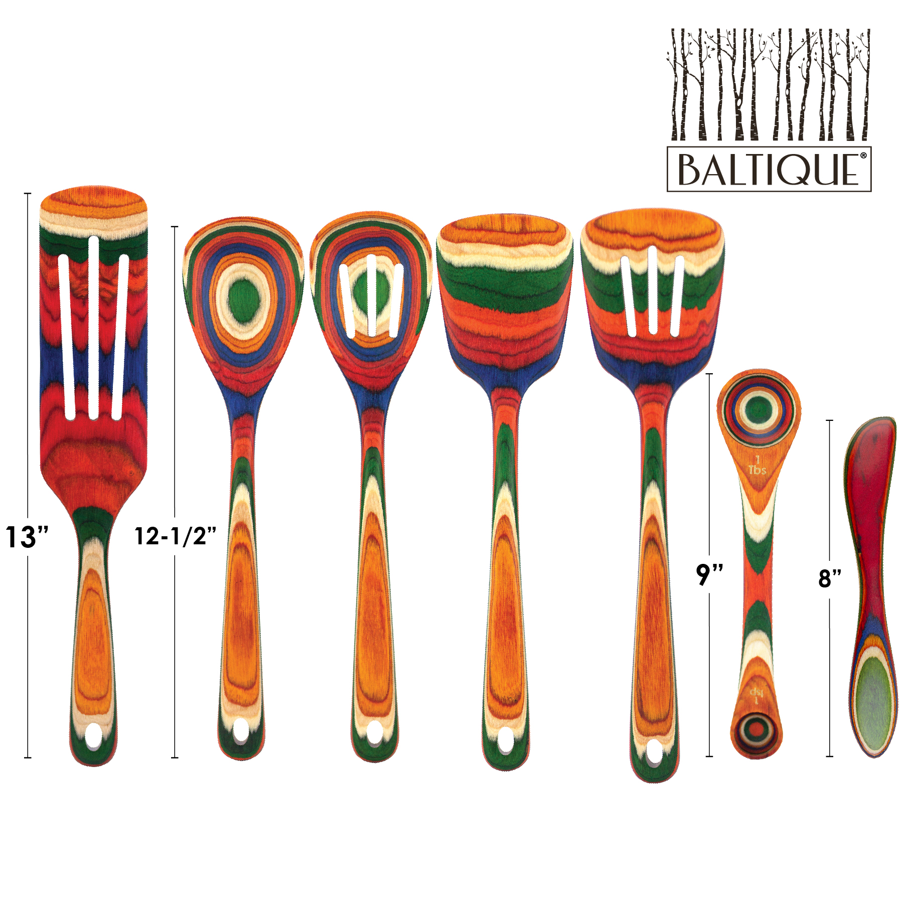 Baltique® Marrakesh Collection 7-Piece Cooking Utensil Set 4