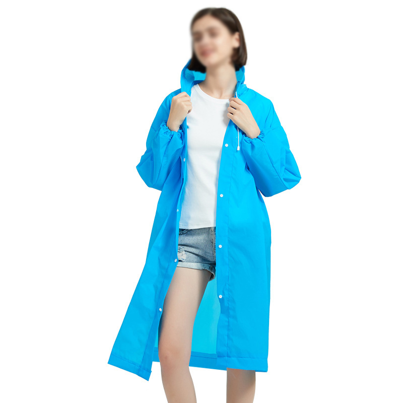 Non-disposable EVA Outdoor Raincoat 2