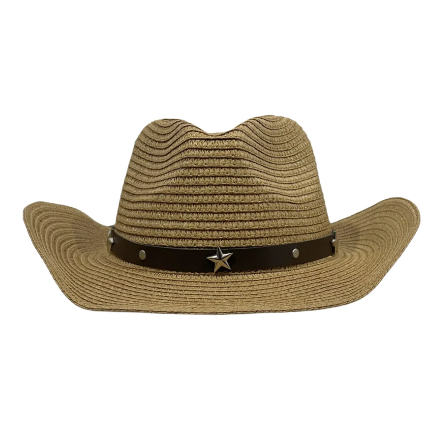 Straw Cowboy Cowgirl Hat for Men Women 9