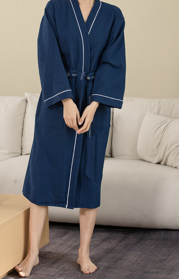 Waffle Knit Lightweight Spa & Bath Robes 3