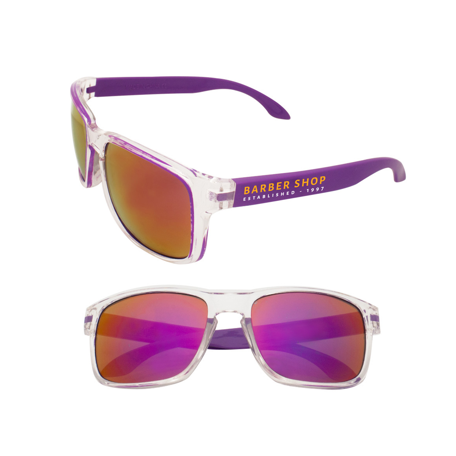 Mirror Lens Sunglasses (1 Color Imprint) 4