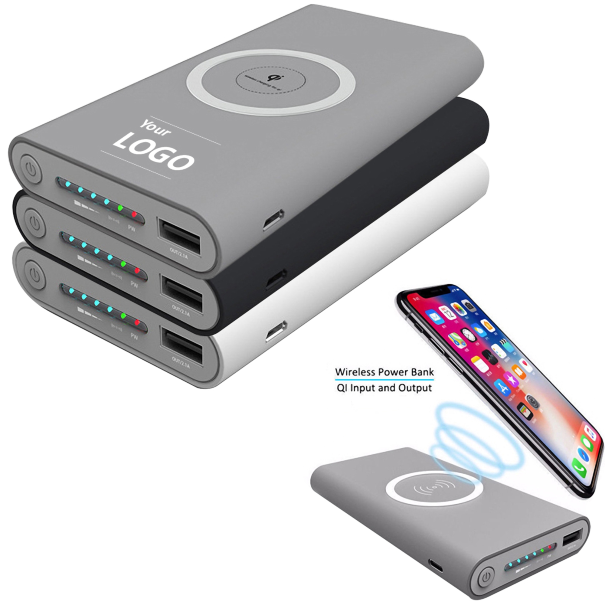 10,000 mAh Qi Wireless Power Bank 4