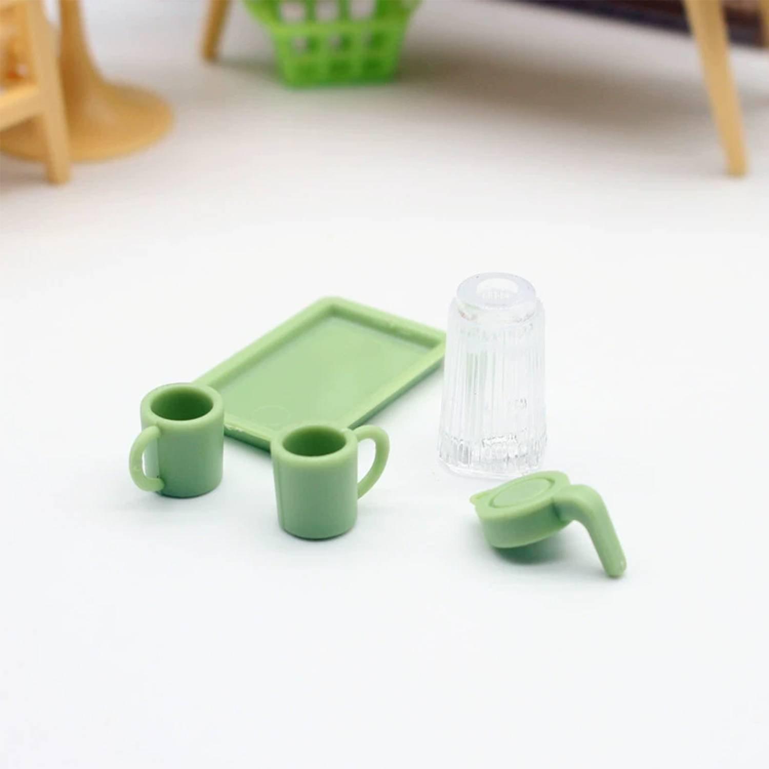 Transparent Water Cup Set Model Toy 5