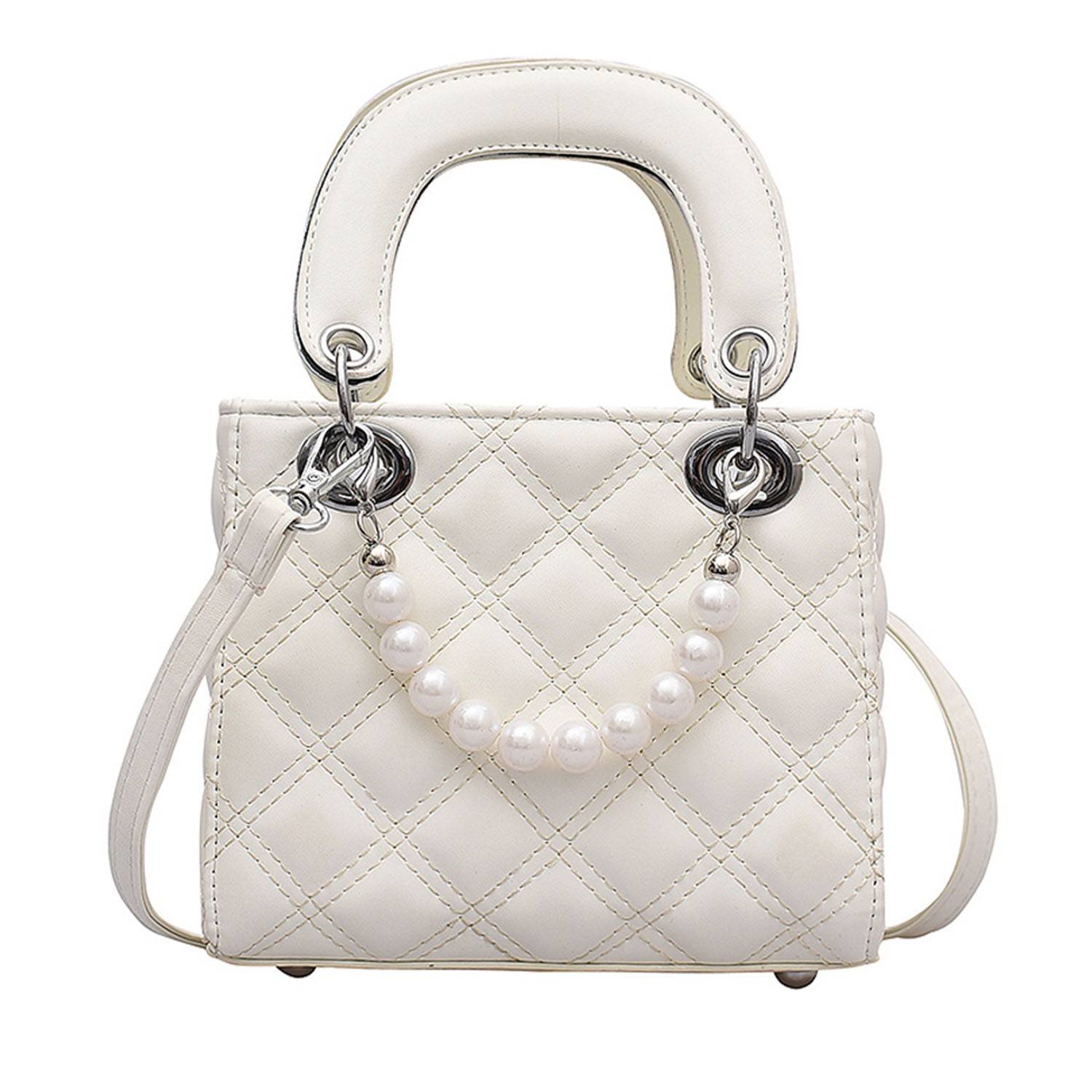 Mini Pearl PU Handbag Cross-body Bag 5