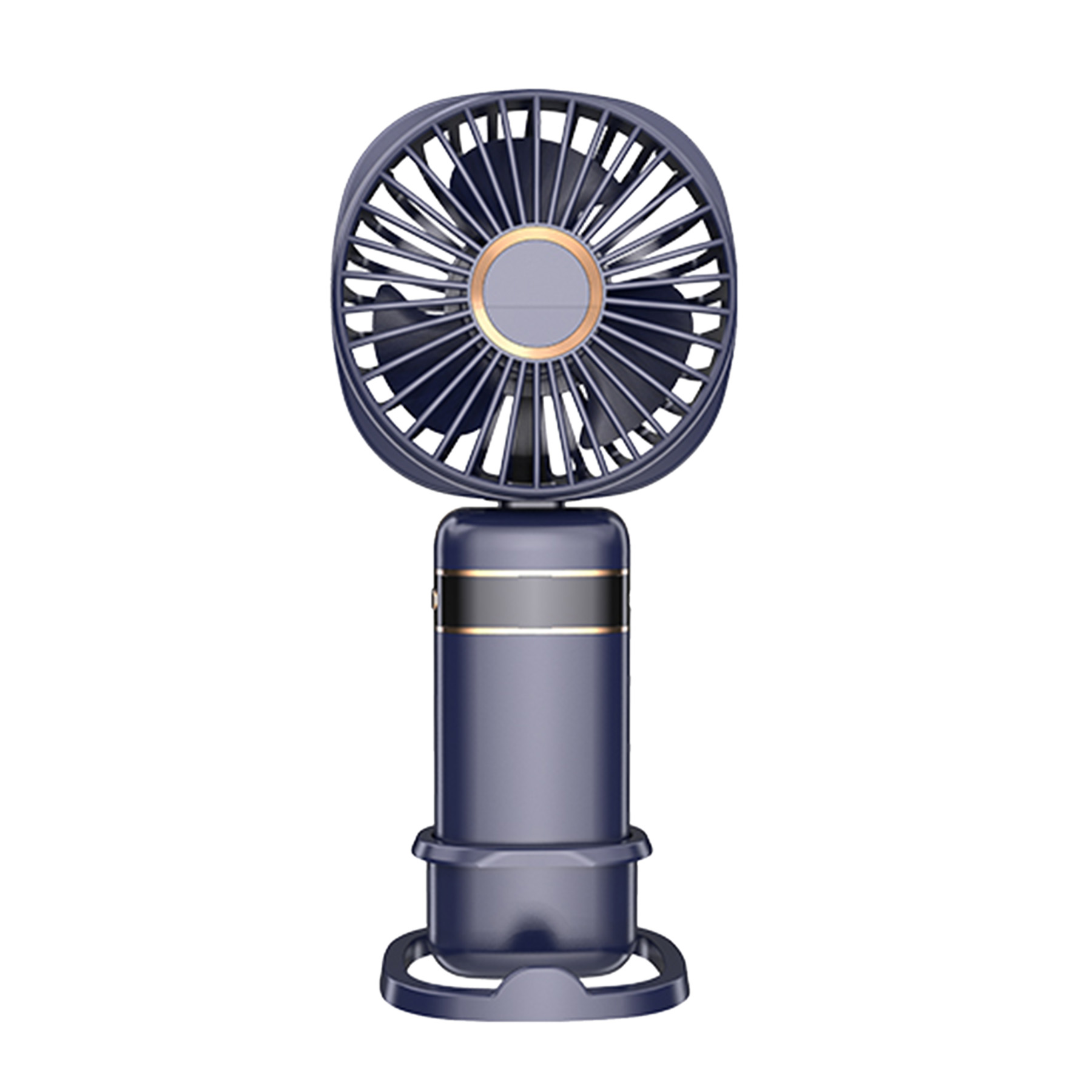 Free Shipping 3000mAh USB Charging 5 Speeds Folded Fans w/ Lanyard 4