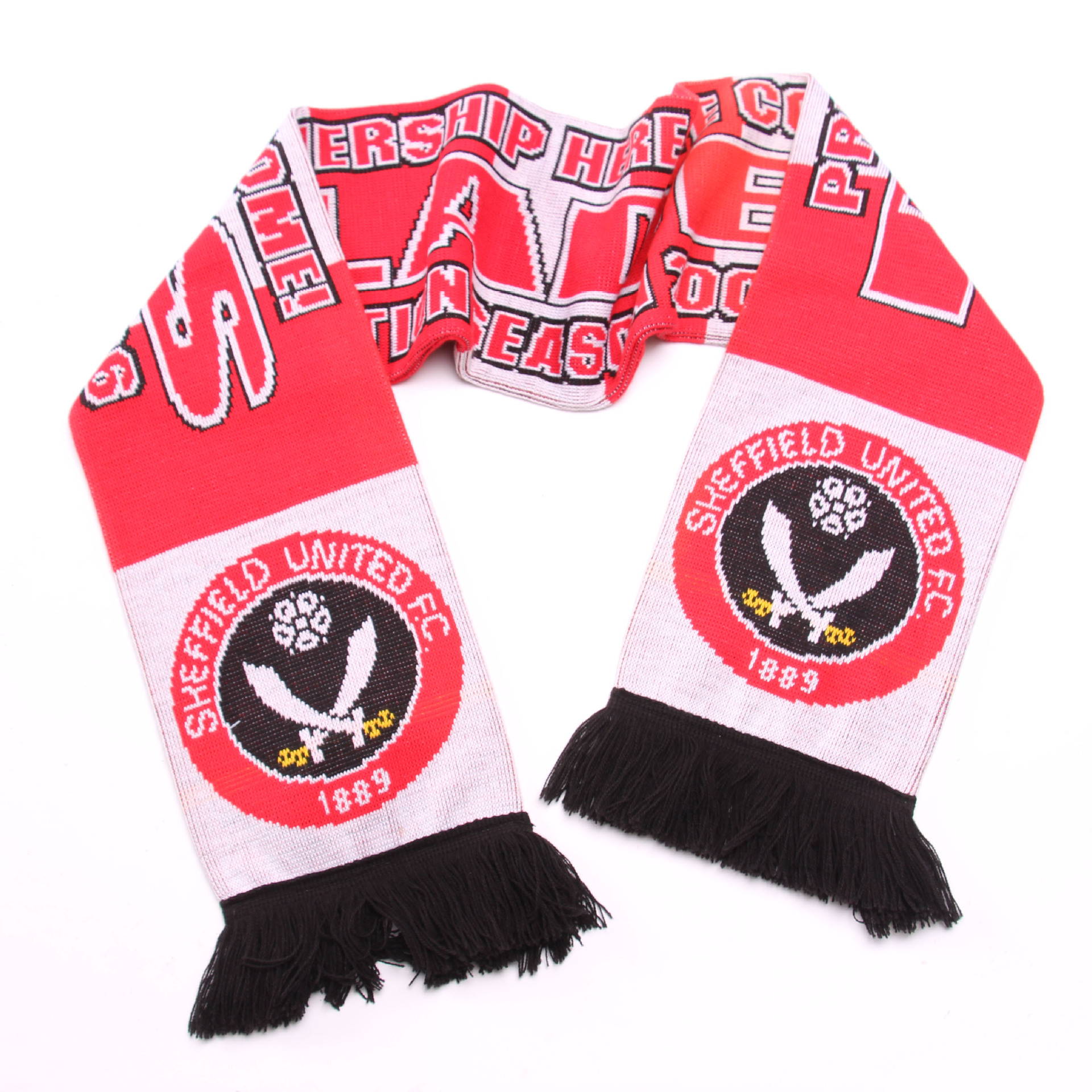 Custom stadium Knitted Double-Sided Winter Sports Scarf 3