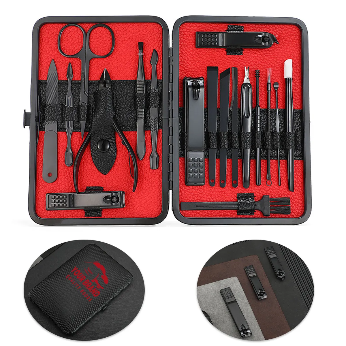 12/17 Pieces Professional Clipper Kit Nail Cutter Set 1