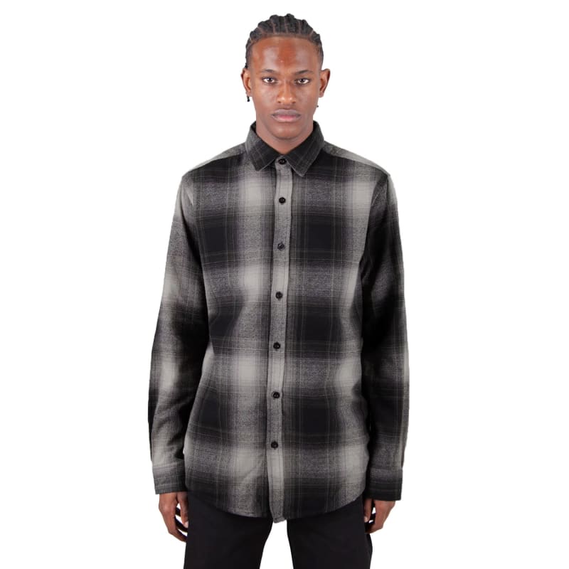 Shaka Wear Men's Plaid Flannel Overshirt 26