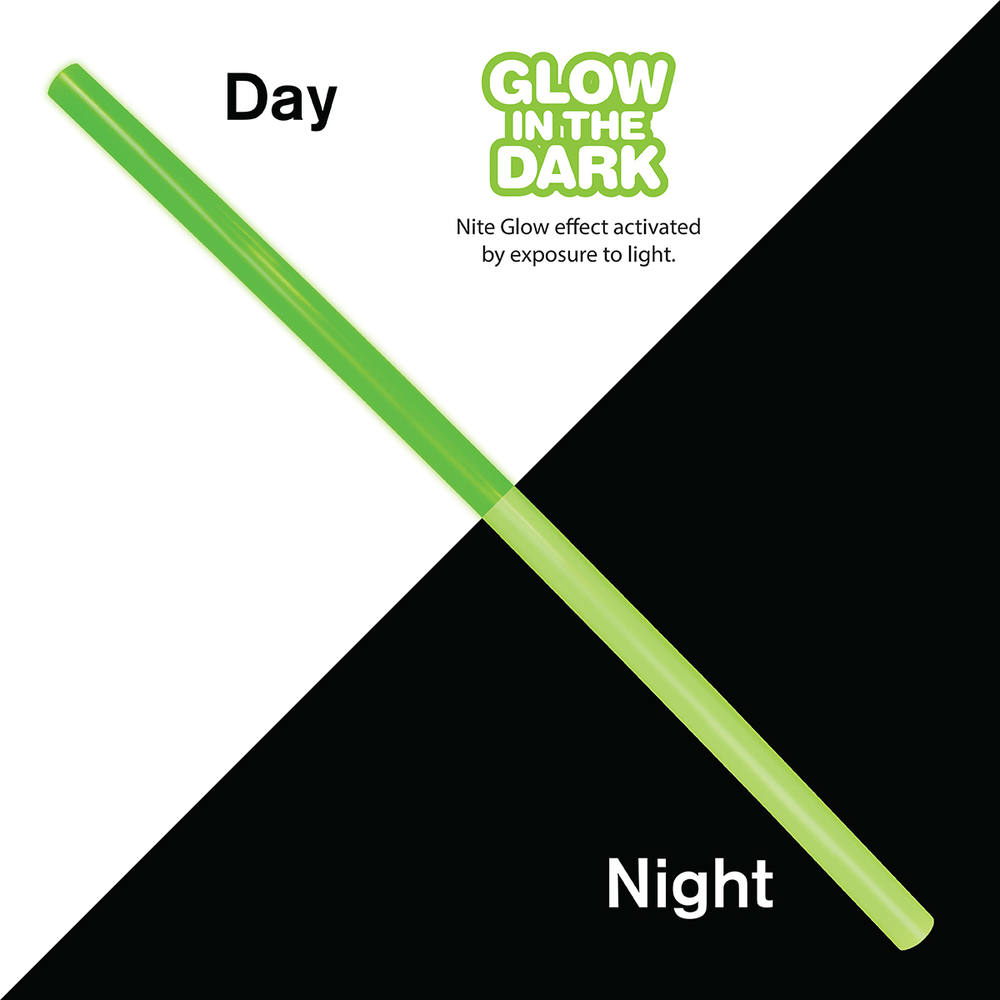 Nite Glow Reusable Straw, Blank 7