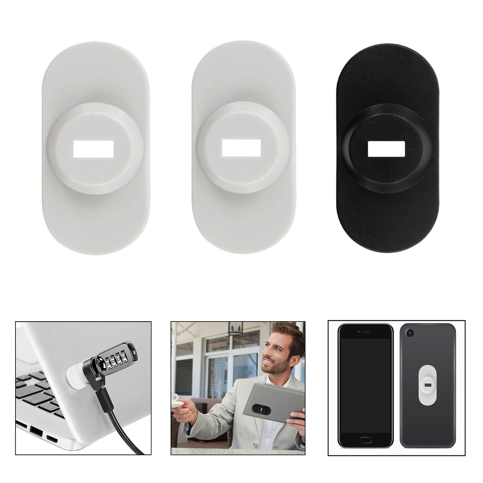 Anti Theft Self-Adhesive Security Plate 2