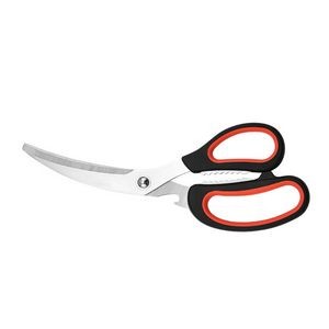 Multi Blade Kitchen Scissors With Ergonomic Dual Color Grip 10