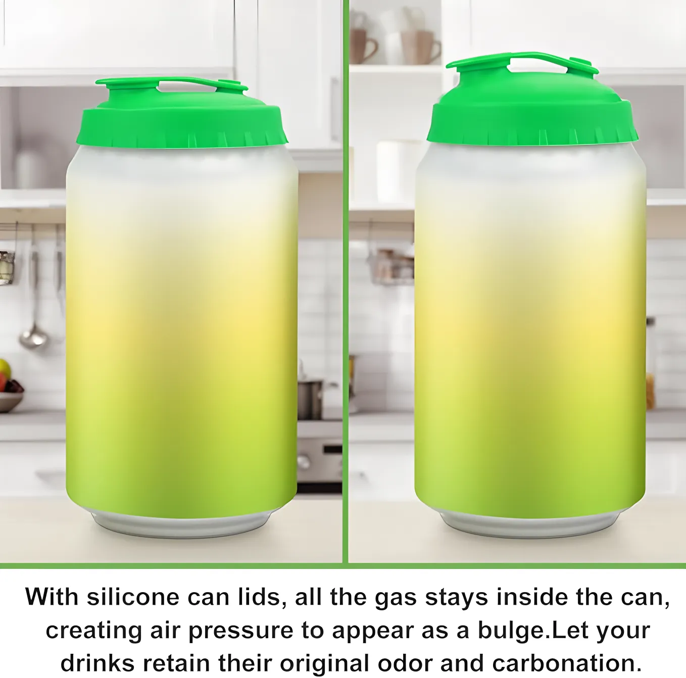 Outdoor Travel Silicone Drink Covers Keep Carbonation Fresh 7
