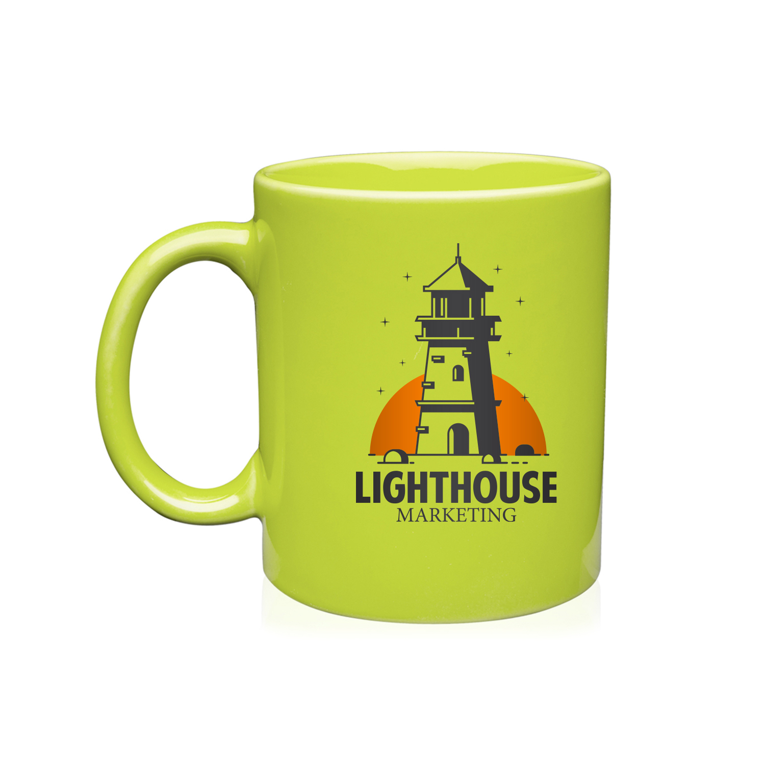 11 oz. Ceramic Custom Mug (2 Color Imprint) 23