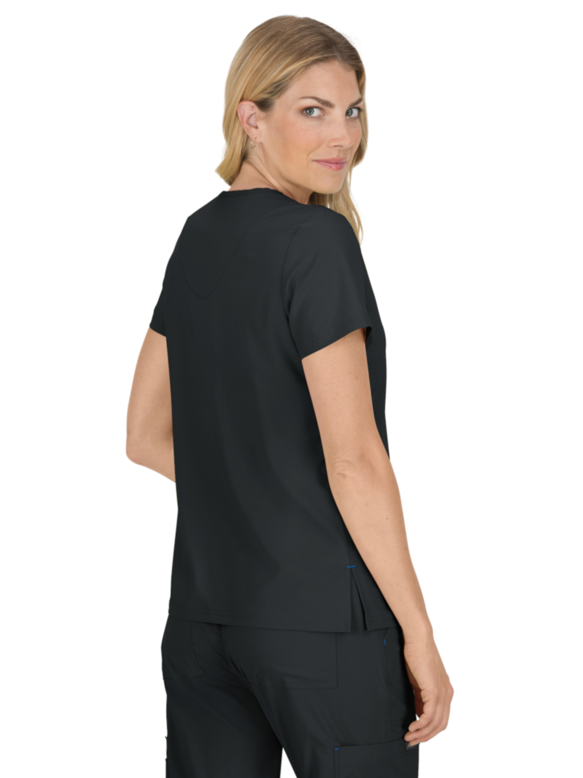 koi - Basics - Women's Four-Pocket Stretch V-Neck Becca Top 6