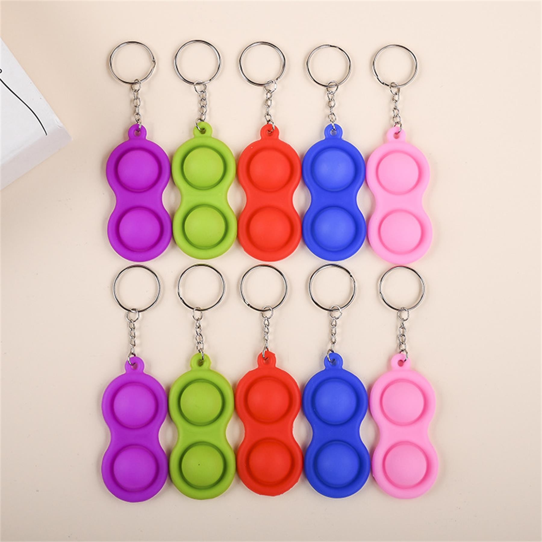 Gourd Shape Stress Reliever Key Chain 7