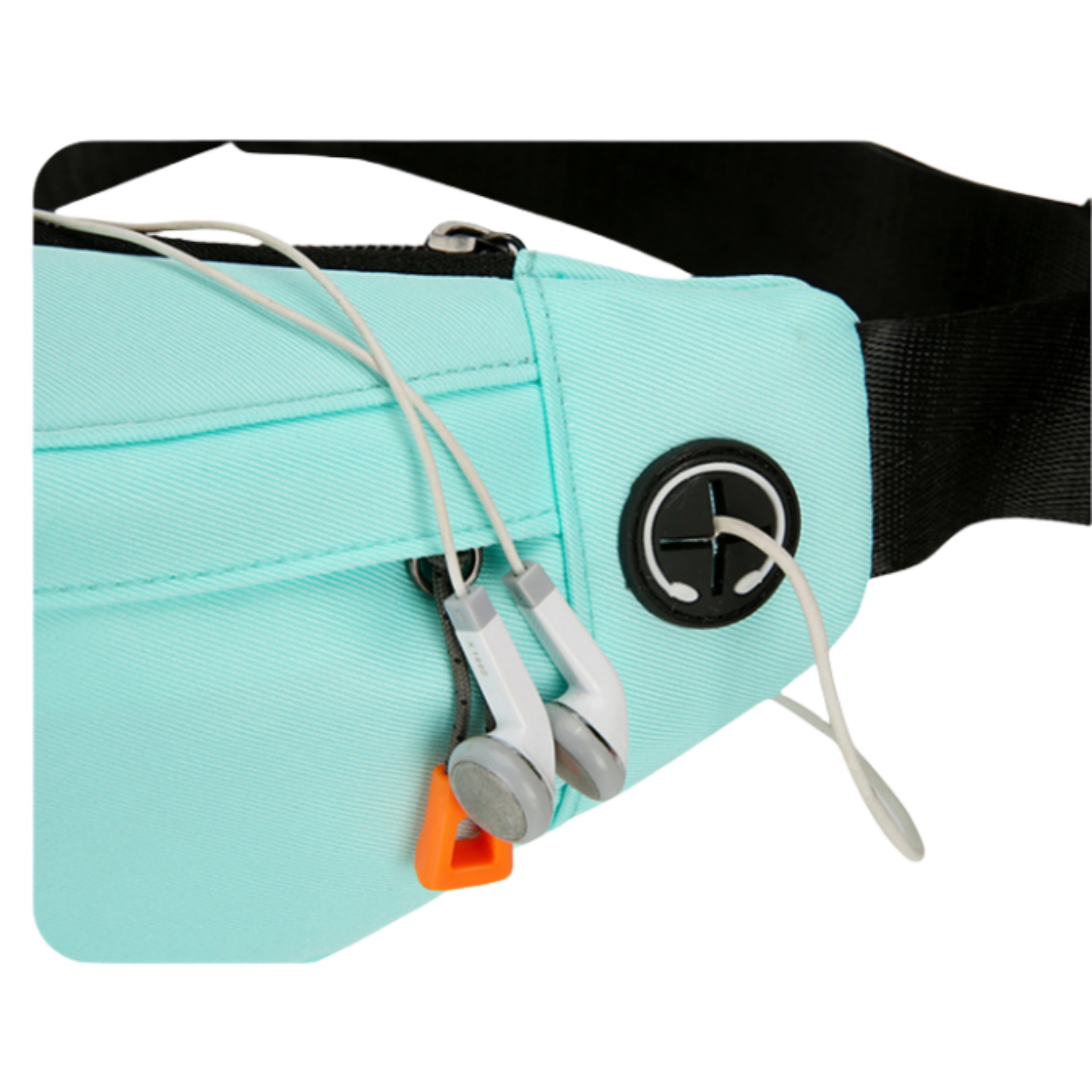 Crossbody Fanny Pack Large Waist Bag with Headphone Hole and Adjustable Strap 7