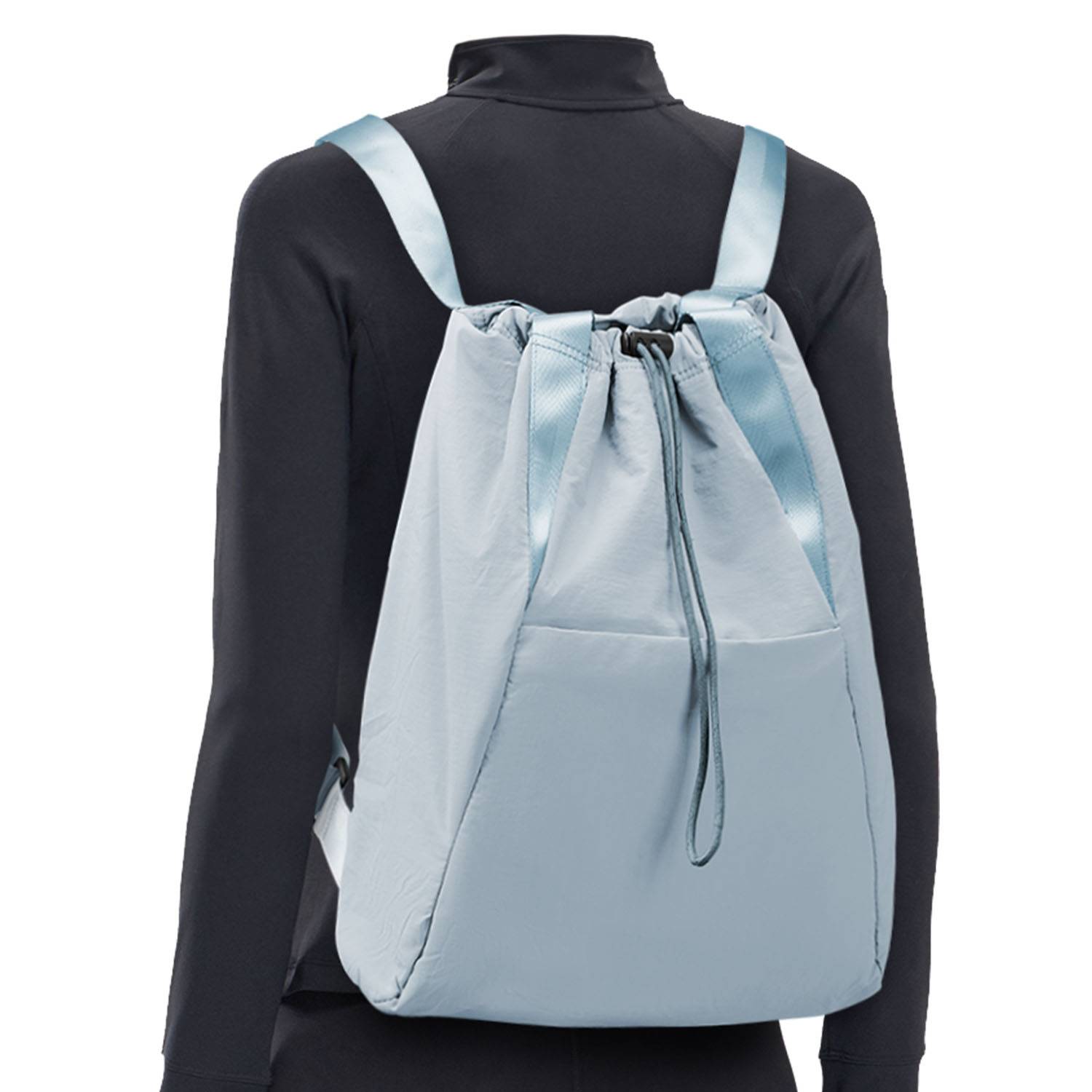Lightweight Gym Versatile Nylon Drawstring Backpack 6