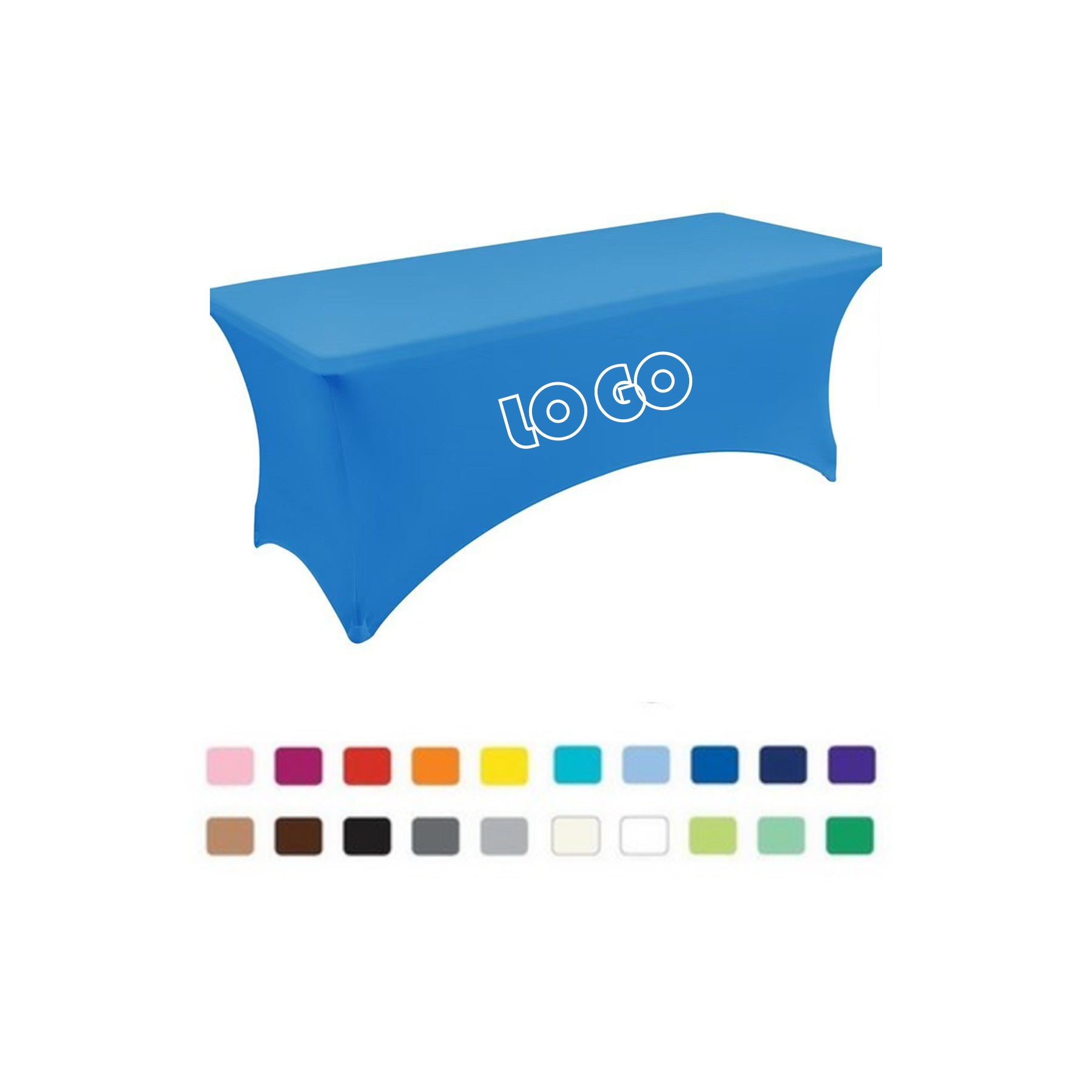 6FT Rectangle Table Skirt Tablecloth 1