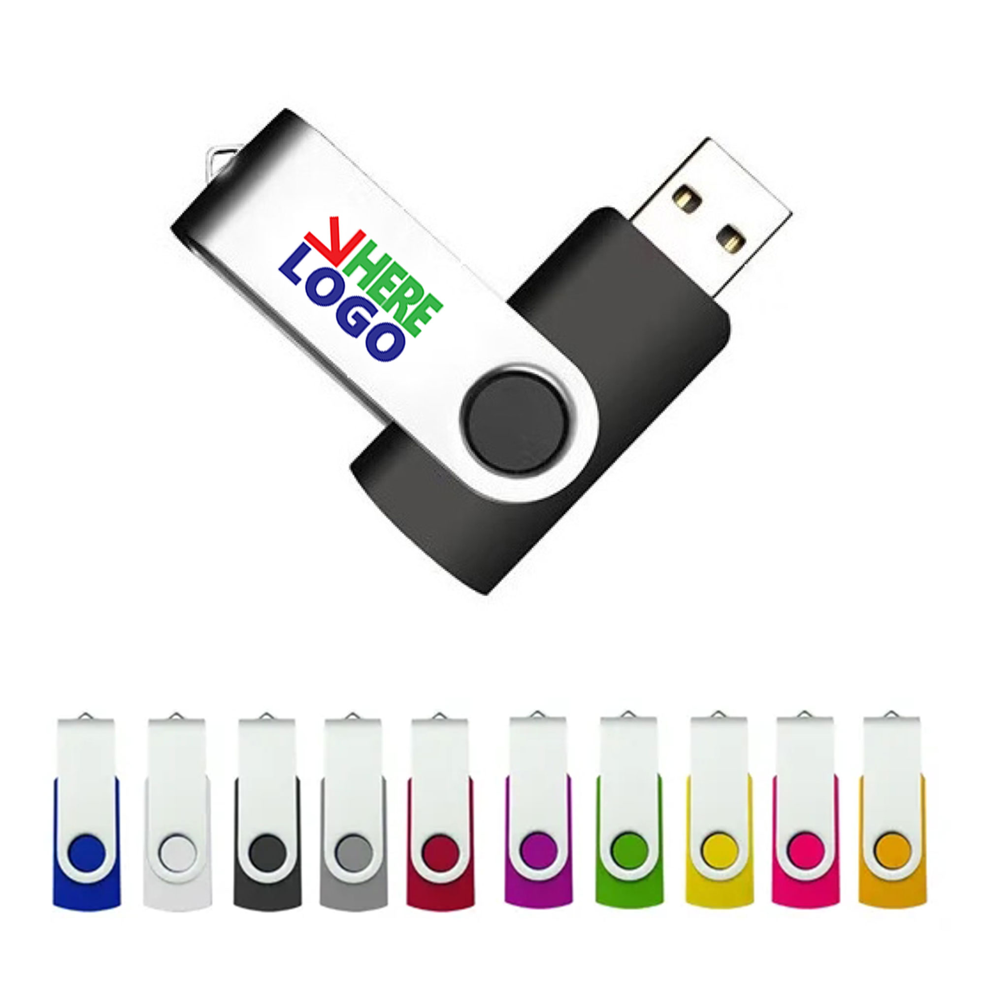 8GB Swivel Flash Drive 8