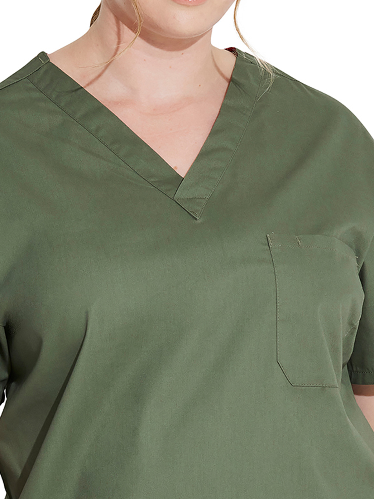 Dickies Medical - EDS Signature - Unisex 1-Pocket Tuckable V-Neck Top 2